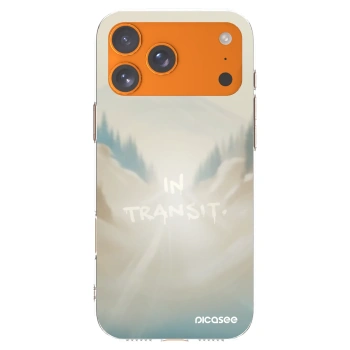 Picasee silikonový průhledný obal pro Apple iPhone 17 Pro Max - IN TRANSIT