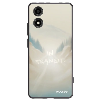 Picasee silikonový černý obal pro Motorola Moto E14 - IN TRANSIT