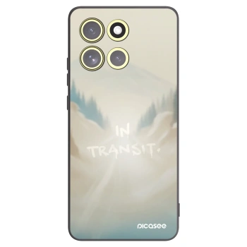 Picasee silikonový černý obal pro Motorola Moto G86 5G - IN TRANSIT