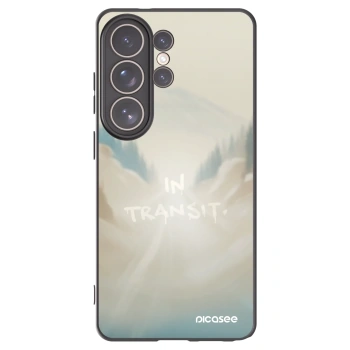 Picasee silikonový černý obal pro Samsung Galaxy S26 Ultra - IN TRANSIT