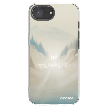 Picasee silikonový průhledný obal pro Apple iPhone 17e - IN TRANSIT