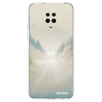 Picasee silikonový průhledný obal pro Xiaomi Redmi Note 9 Pro - IN TRANSIT
