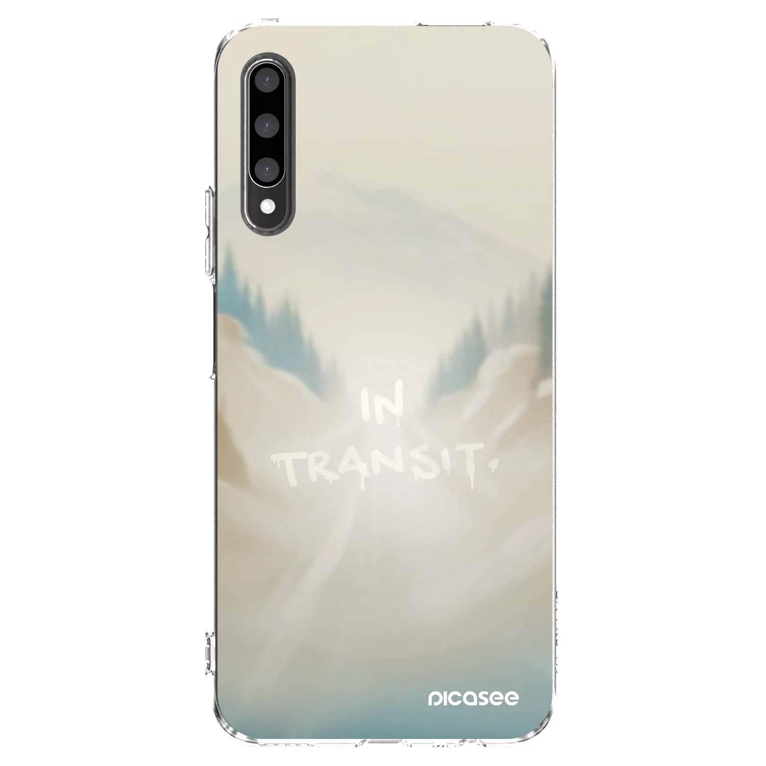 Picasee silikonový průhledný obal pro Honor 9X Pro - IN TRANSIT