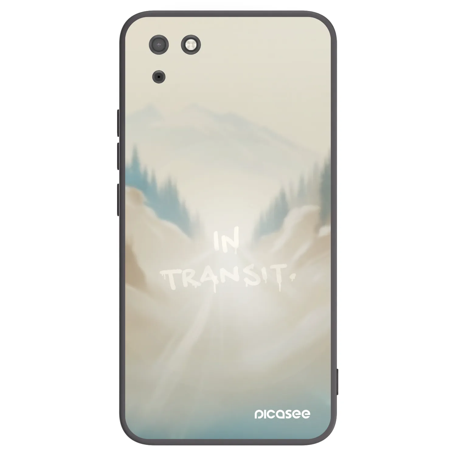 Picasee silikonový černý obal pro Huawei Y5P - IN TRANSIT