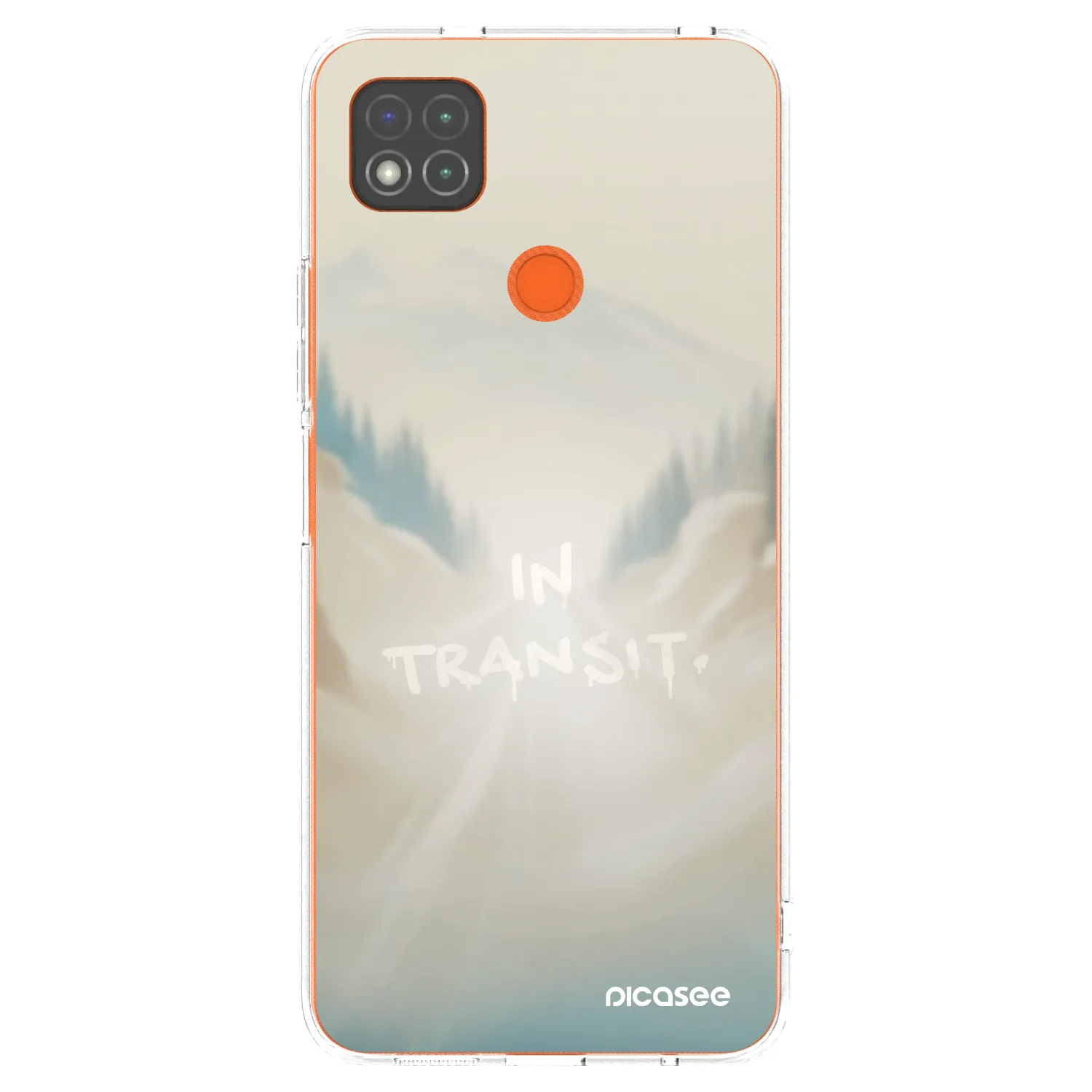 Picasee silikonový průhledný obal pro Xiaomi Redmi 9C - IN TRANSIT