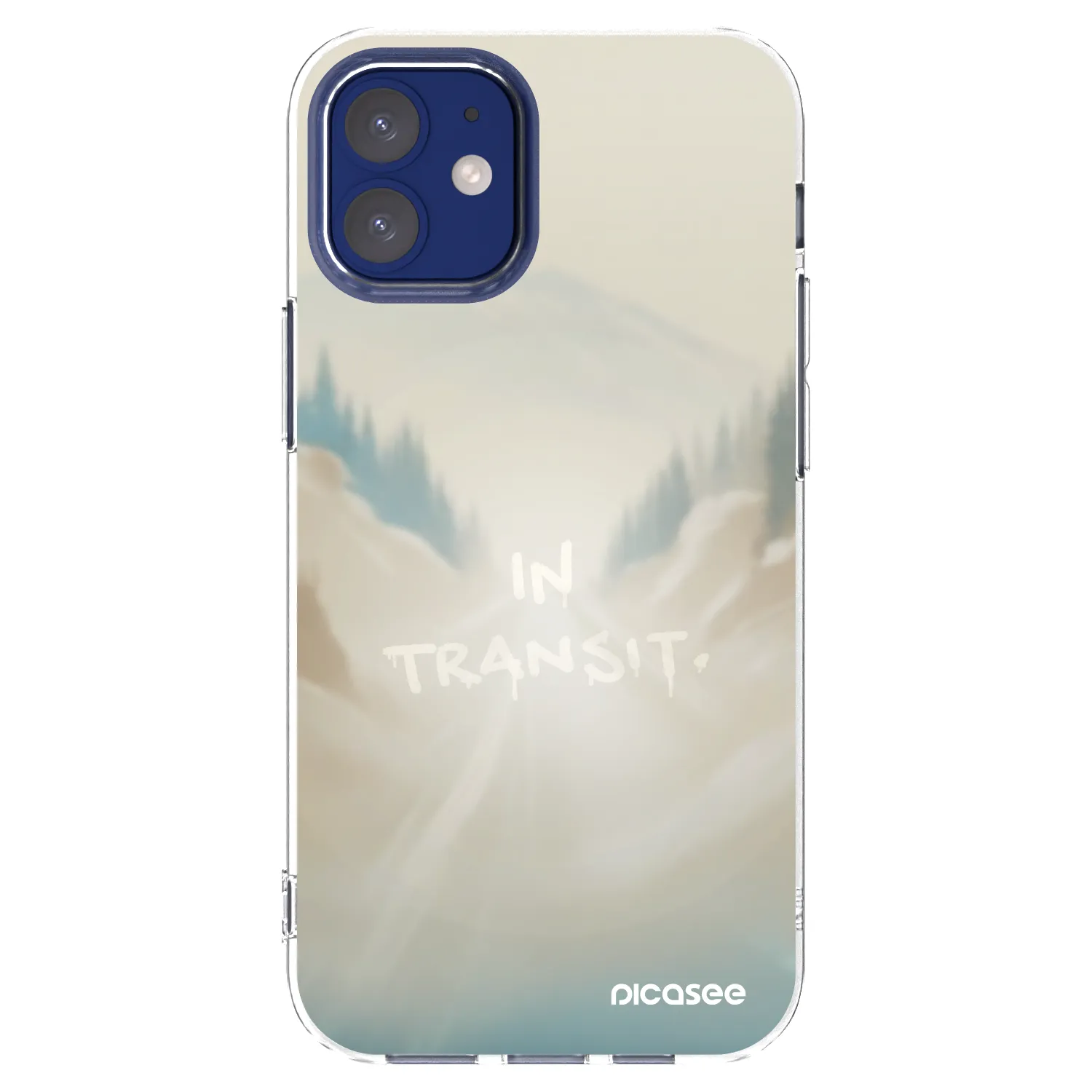 Picasee silikonový průhledný obal pro Apple iPhone 12 mini - IN TRANSIT