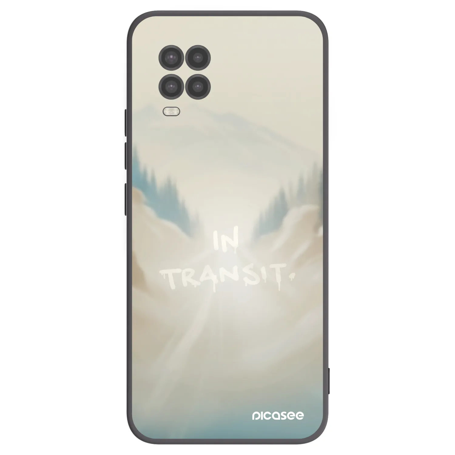 Picasee silikonový černý obal pro Xiaomi Mi 10 Lite - IN TRANSIT