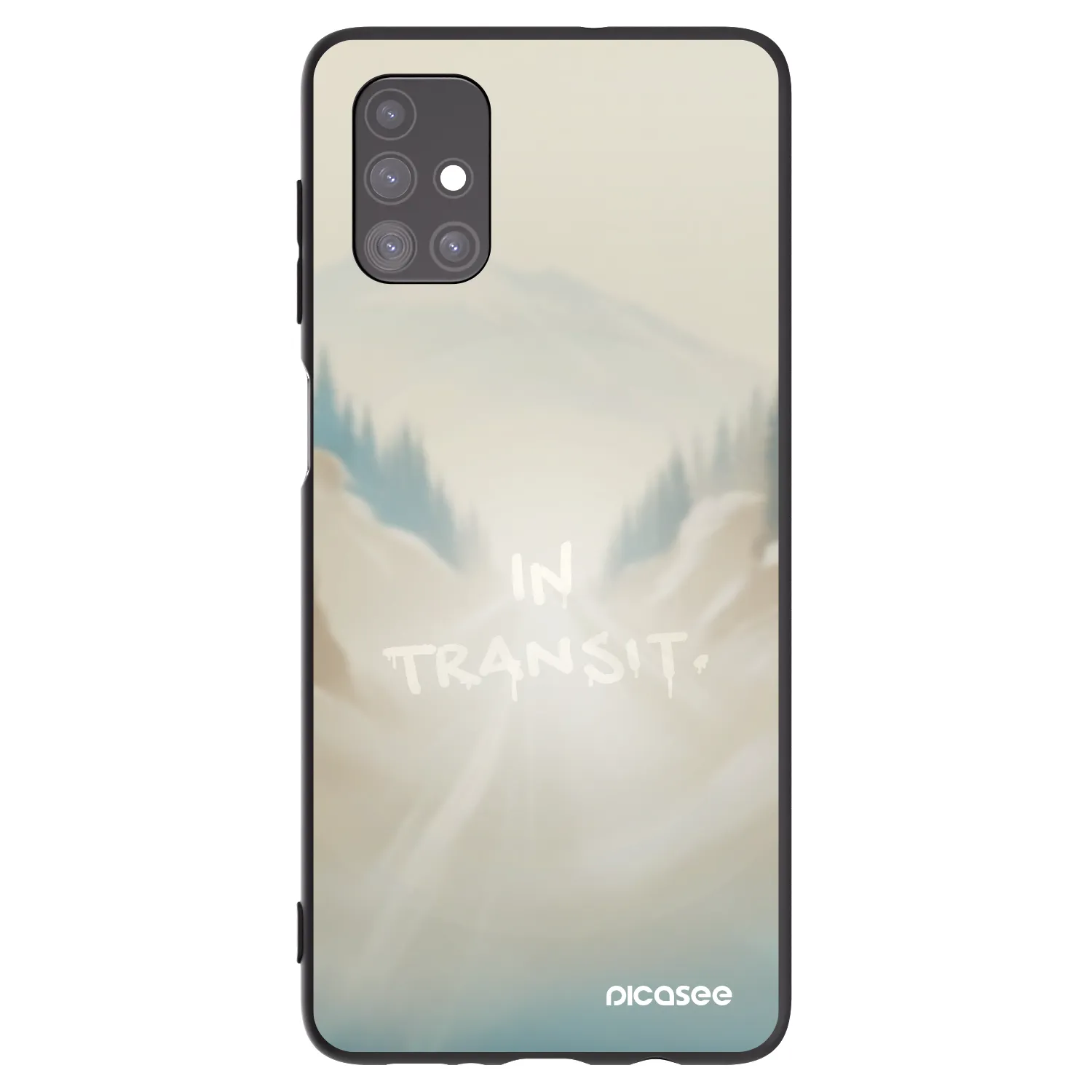 Picasee silikonový černý obal pro Samsung Galaxy M51 M515F - IN TRANSIT