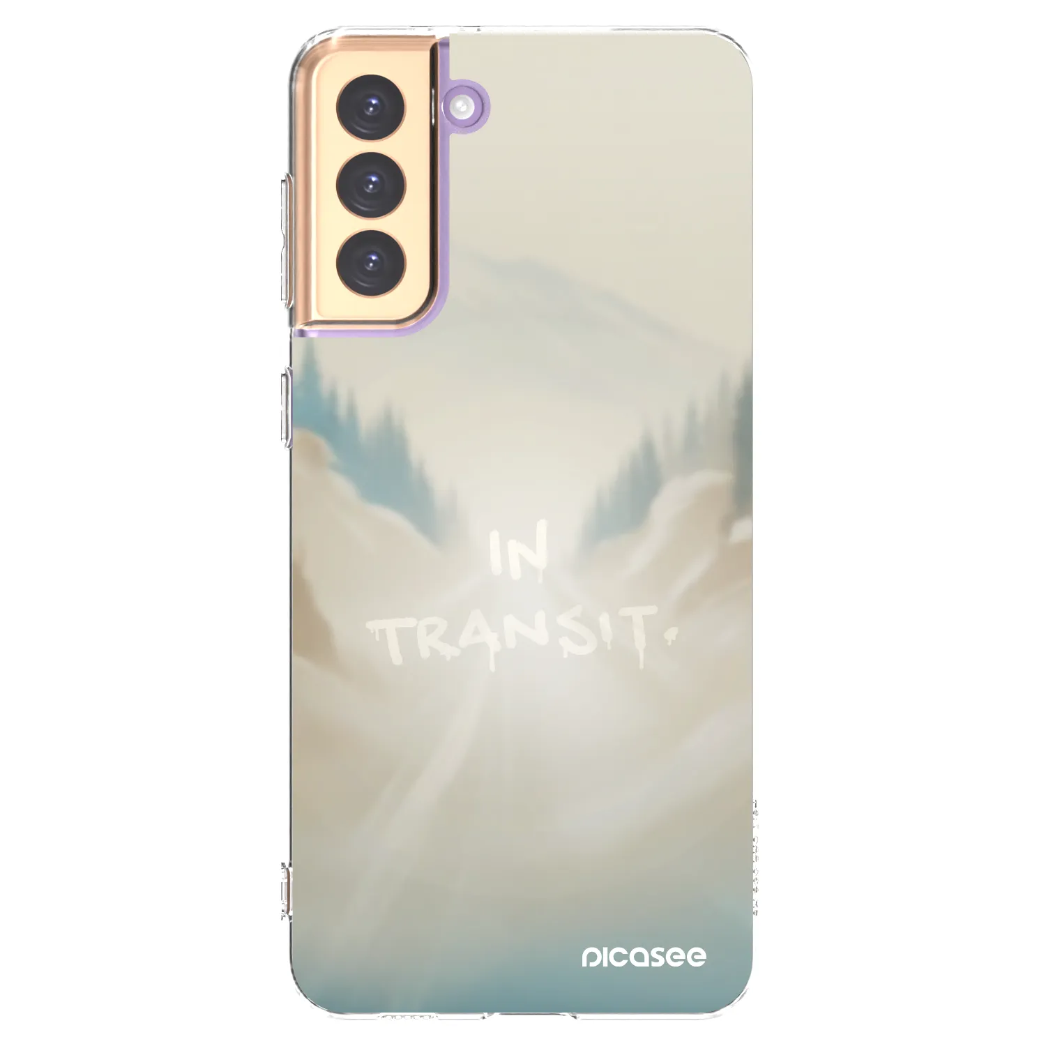 Picasee silikonový průhledný obal pro Samsung Galaxy S21+ 5G G996F - IN TRANSIT