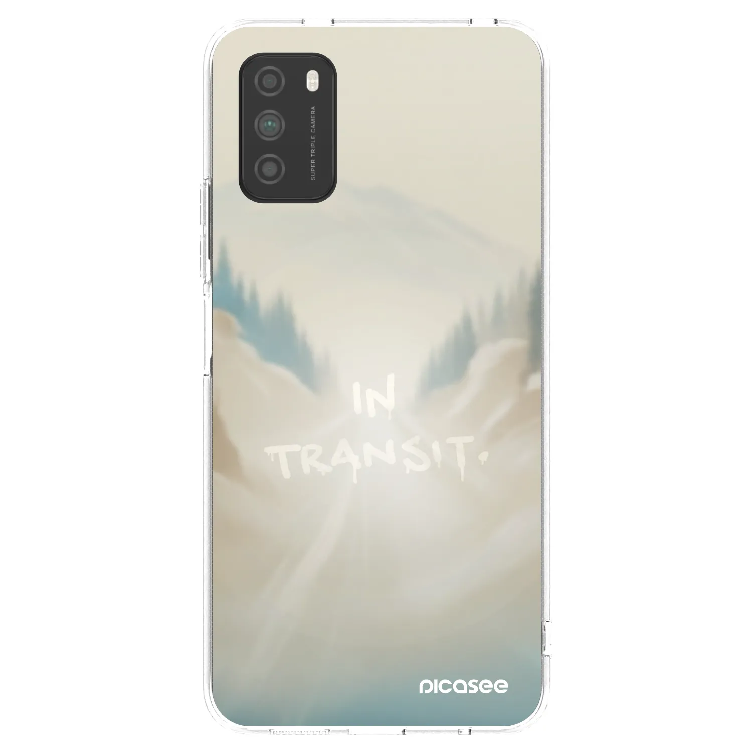 Picasee silikonový průhledný obal pro Xiaomi Poco M3 - IN TRANSIT
