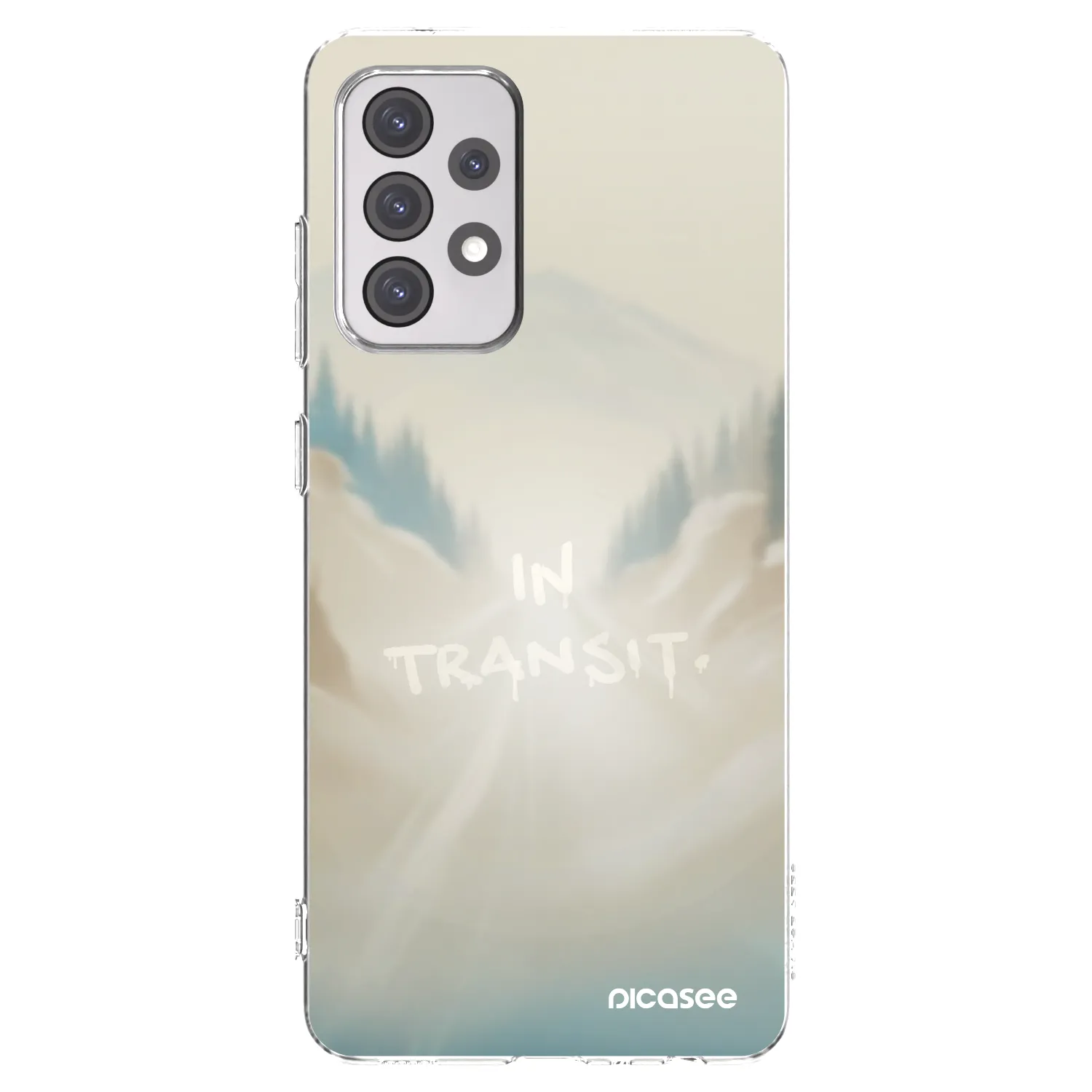 Picasee silikonový průhledný obal pro Samsung Galaxy A52 5G A525F - IN TRANSIT
