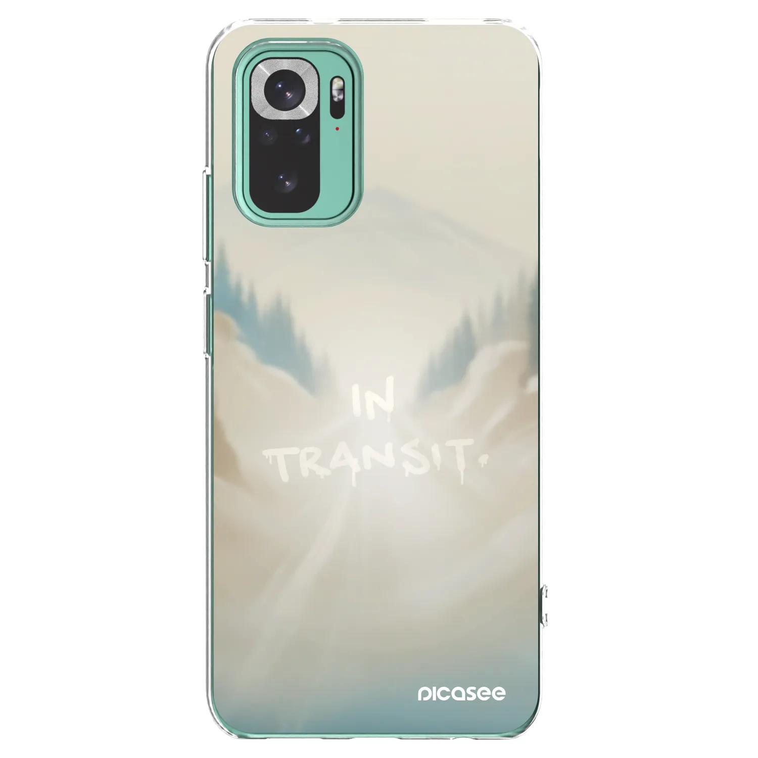 Picasee silikonový průhledný obal pro Xiaomi Redmi Note 10 Pro - IN TRANSIT