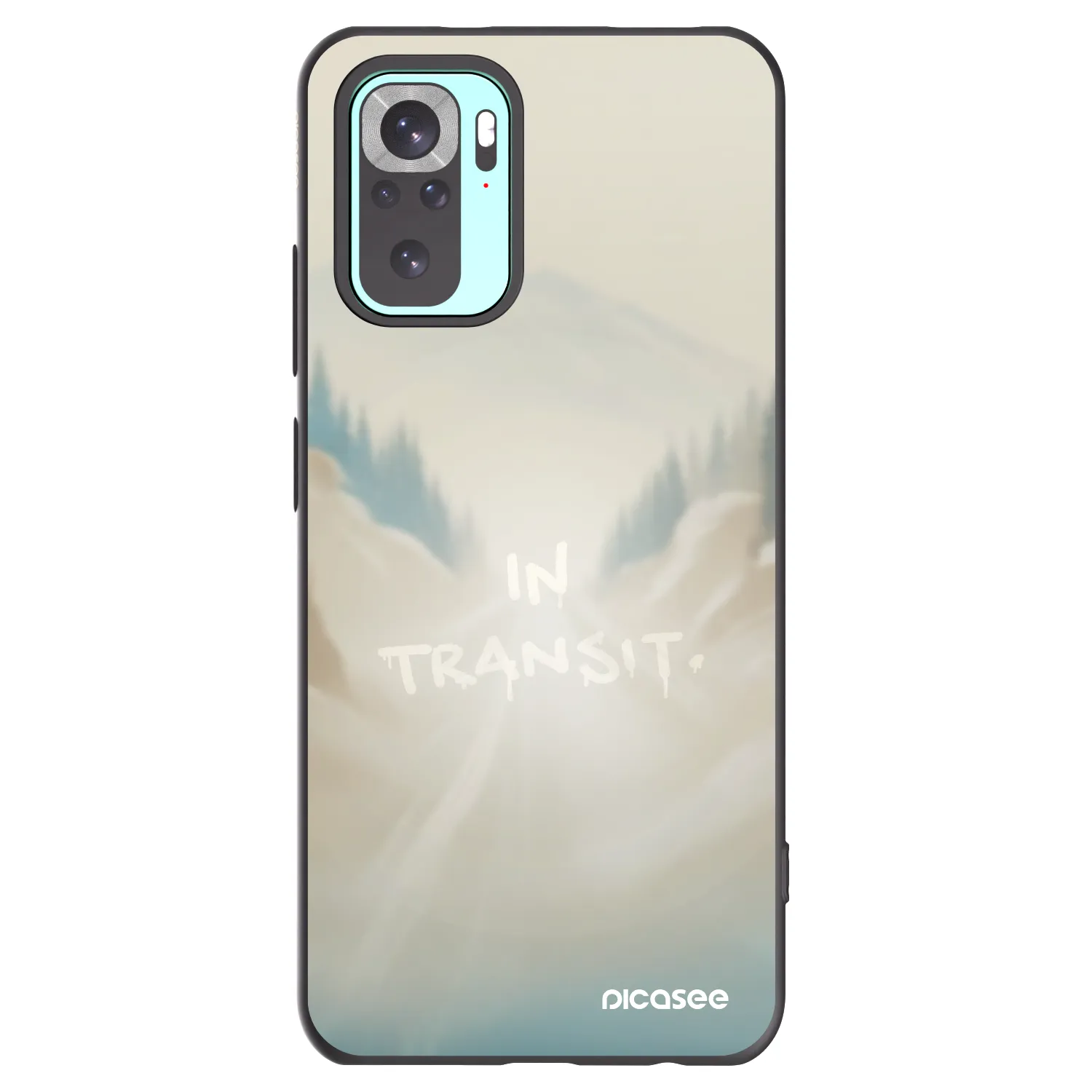 Picasee silikonový černý obal pro Xiaomi Redmi Note 10 Pro - IN TRANSIT
