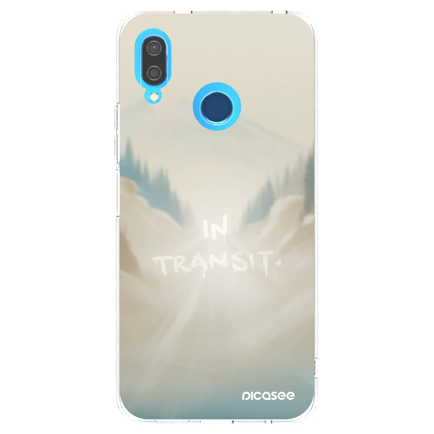 Picasee silikonový průhledný obal pro Huawei P20 Lite - IN TRANSIT