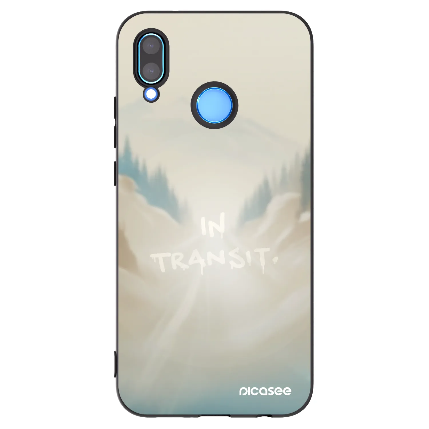Picasee silikonový černý obal pro Huawei Mate 40 Pro - IN TRANSIT