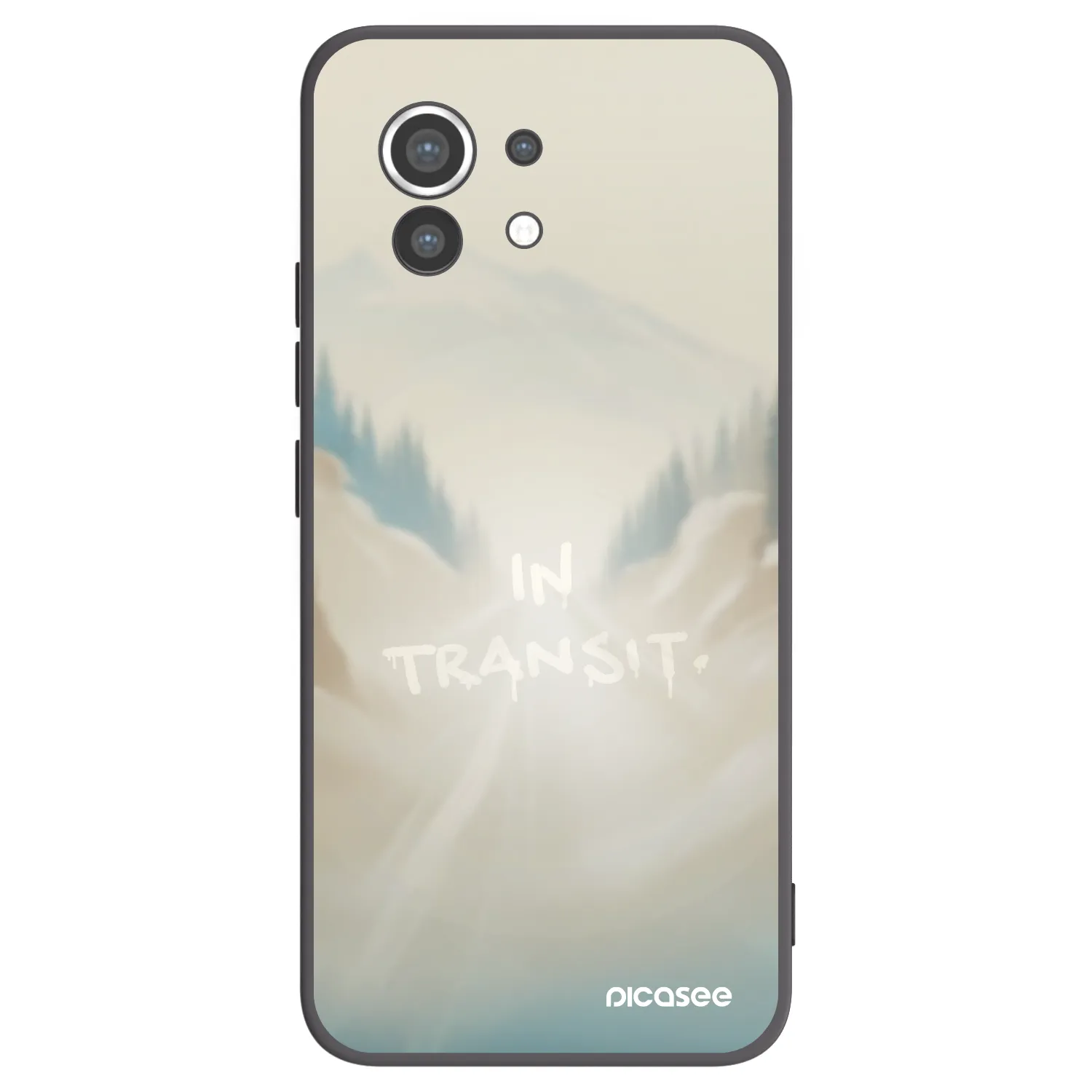 Picasee silikonový černý obal pro Xiaomi Mi 11 - IN TRANSIT