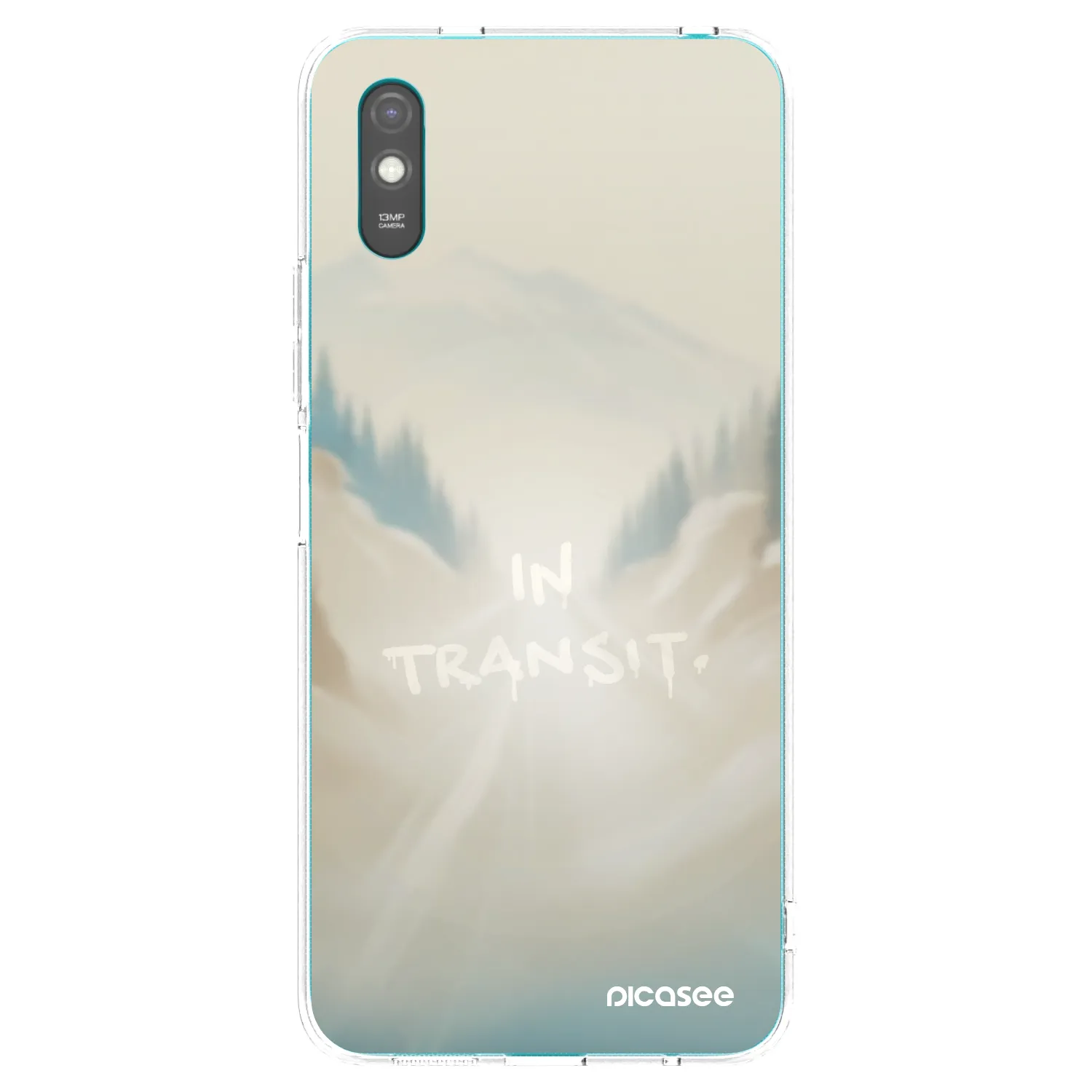 Picasee silikonový průhledný obal pro Xiaomi Redmi 9AT - IN TRANSIT