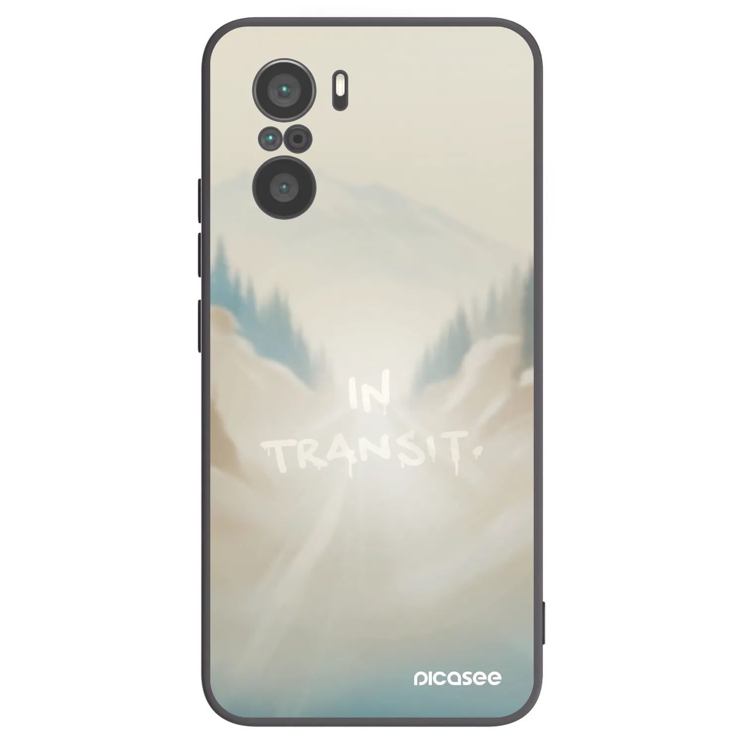 Picasee silikonový černý obal pro Xiaomi Poco F3 - IN TRANSIT