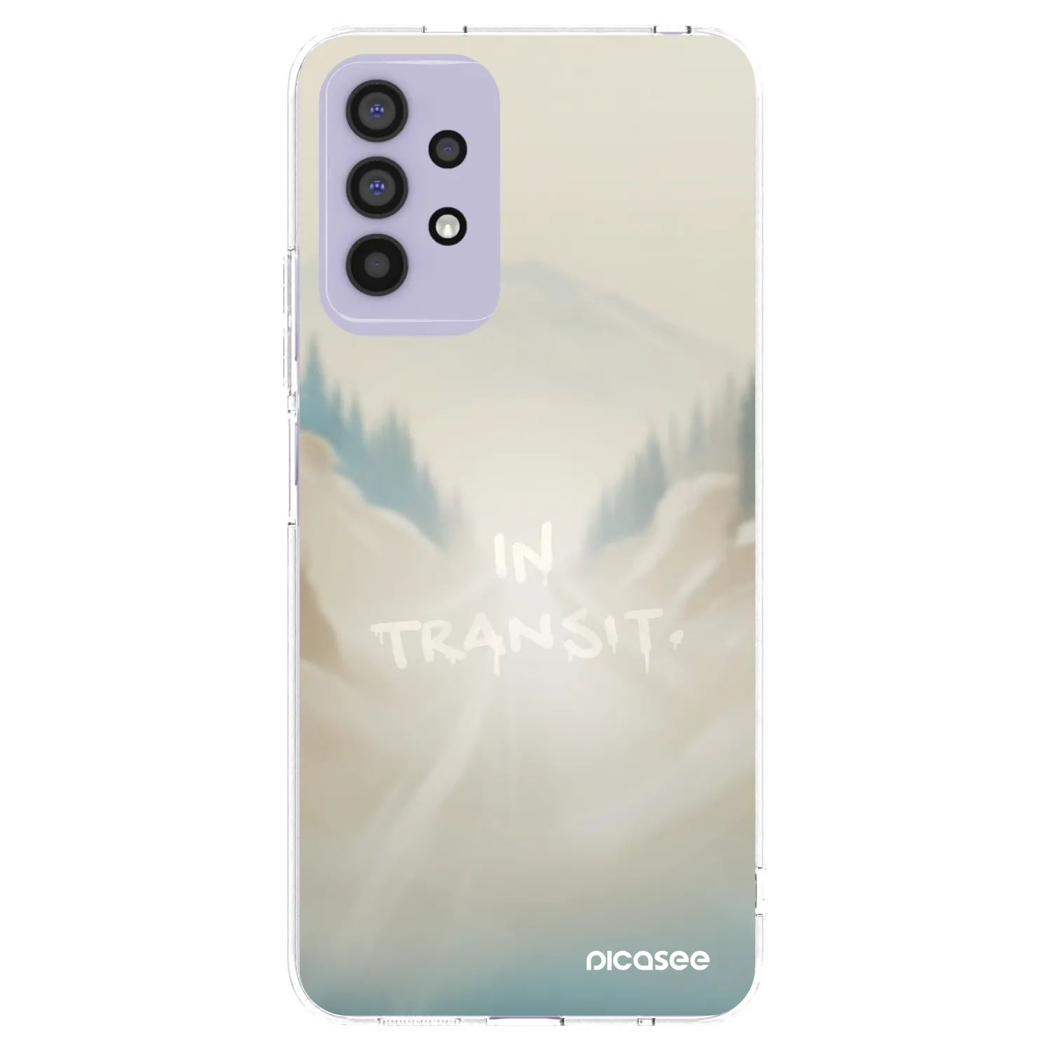 Picasee silikonový průhledný obal pro Samsung Galaxy A32 4G SM-A325F - IN TRANSIT
