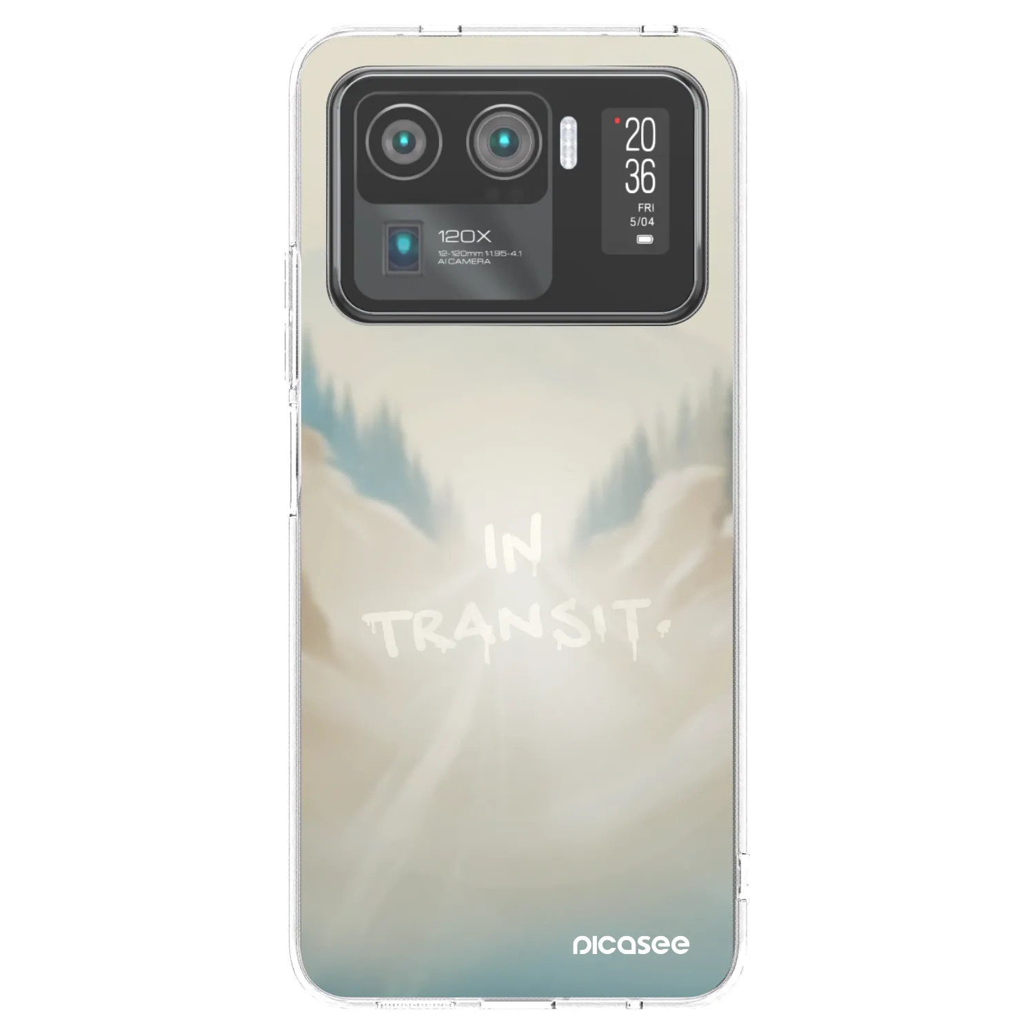 Picasee silikonový průhledný obal pro Xiaomi Mi 11 Ultra - IN TRANSIT
