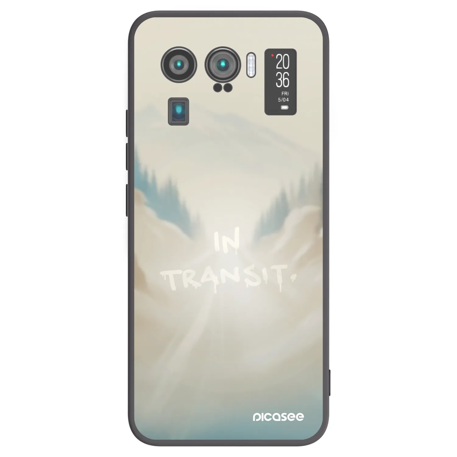 Picasee silikonový černý obal pro Xiaomi Mi 11 Ultra - IN TRANSIT