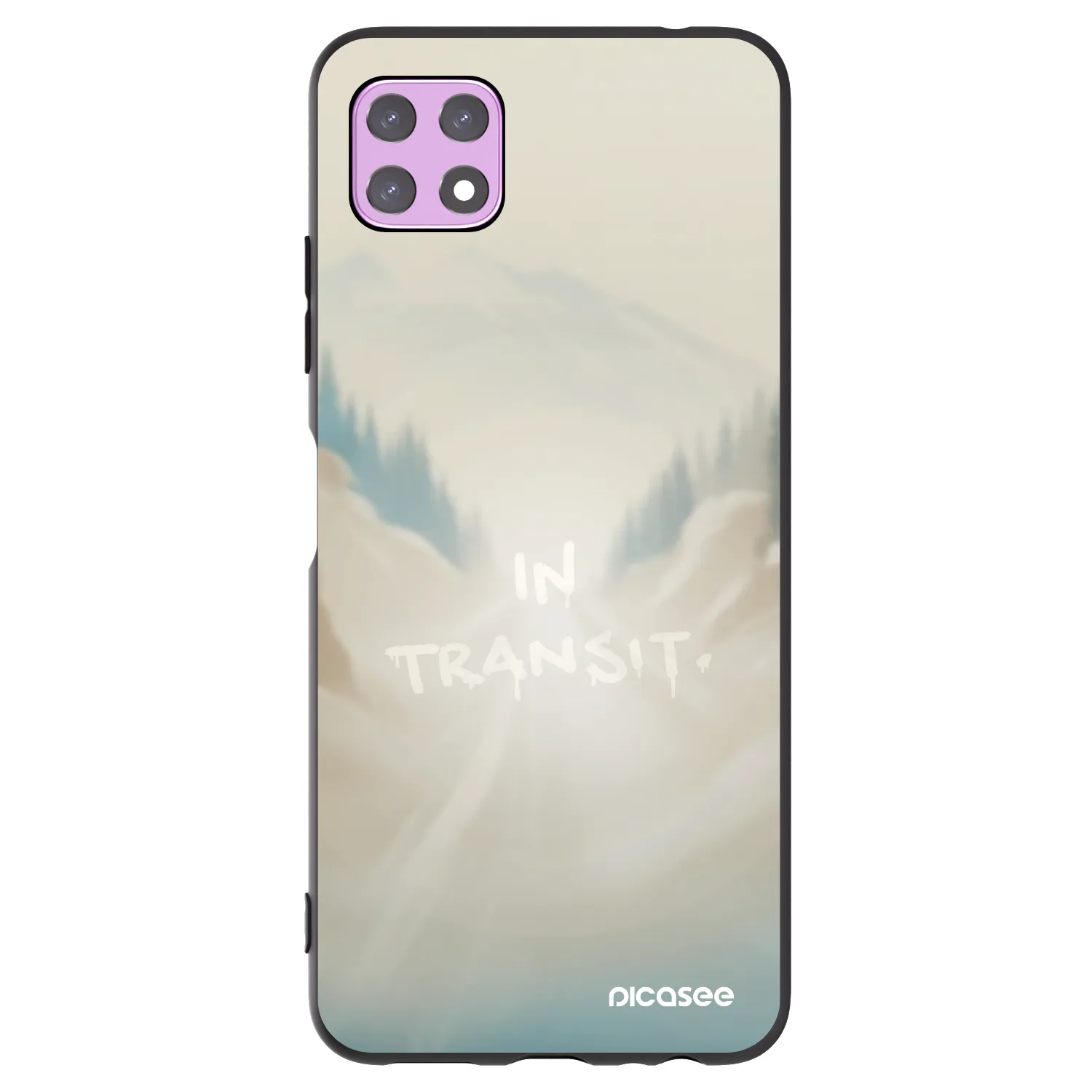 Picasee silikonový černý obal pro Samsung Galaxy A22 A226B 5G - IN TRANSIT