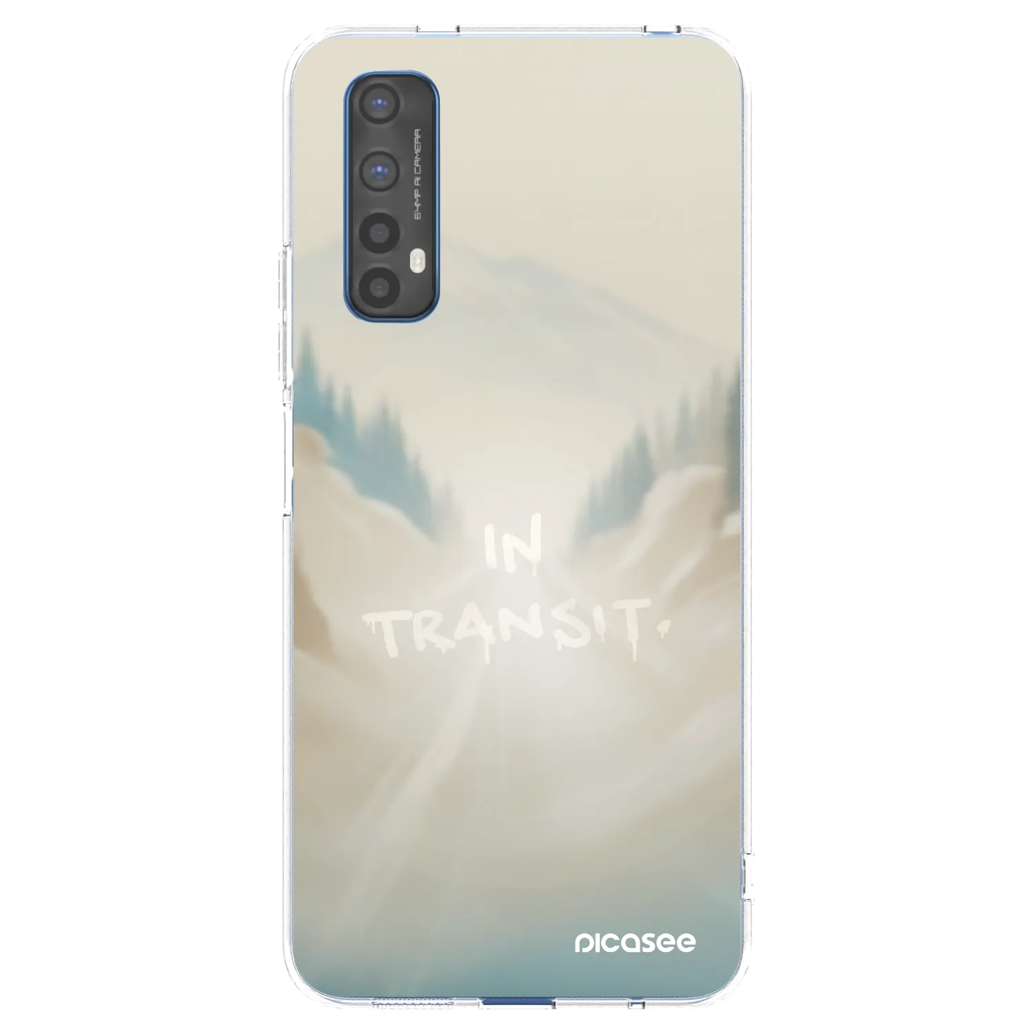 Picasee silikonový průhledný obal pro Realme 7 - IN TRANSIT