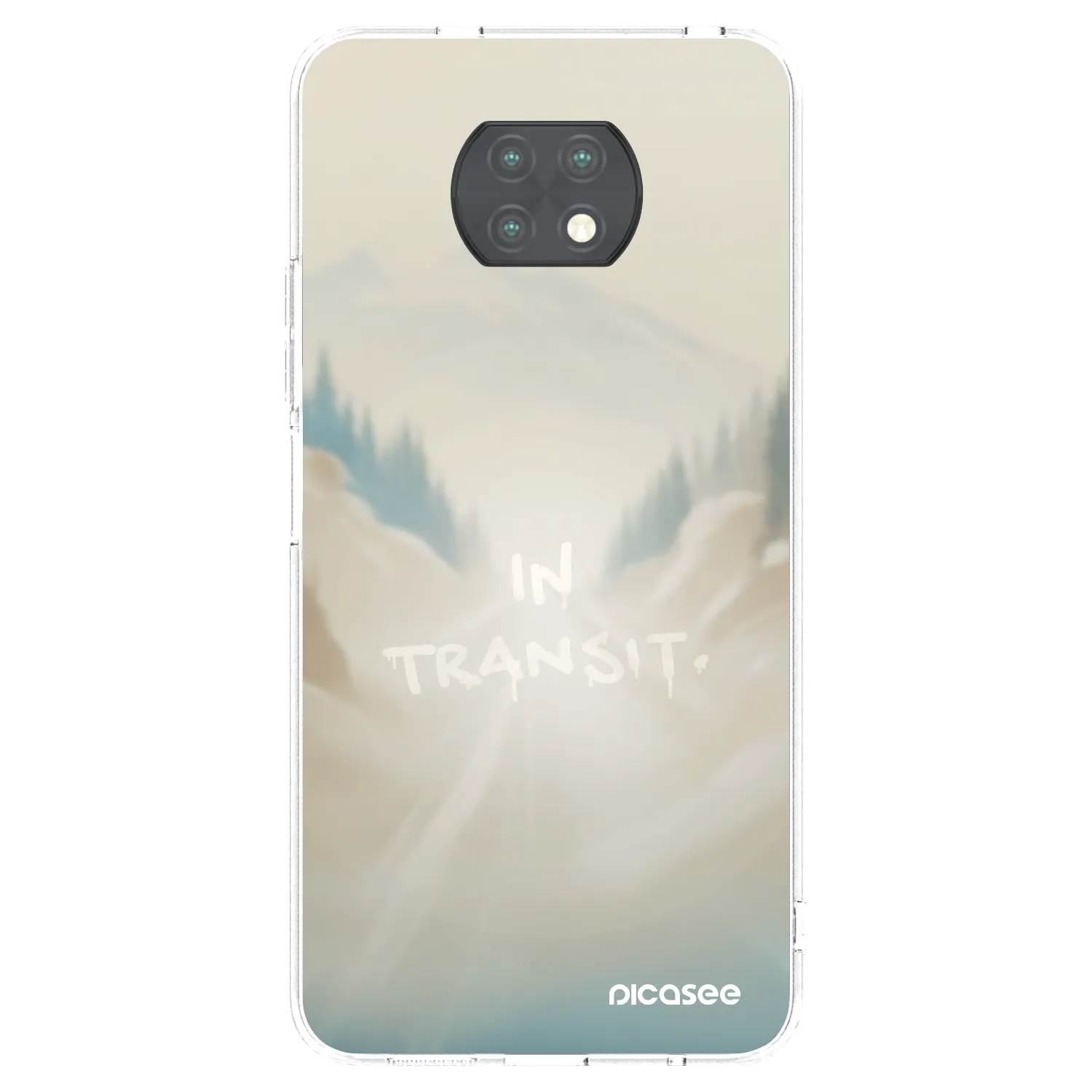 Picasee silikonový průhledný obal pro Xiaomi Redmi Note 9T - IN TRANSIT
