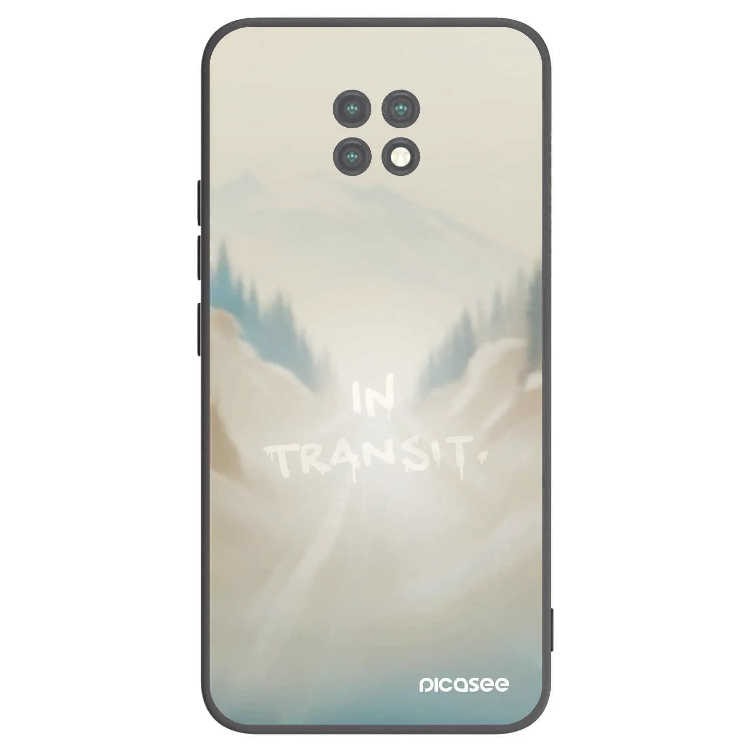 Picasee silikonový černý obal pro Xiaomi Redmi Note 9T - IN TRANSIT