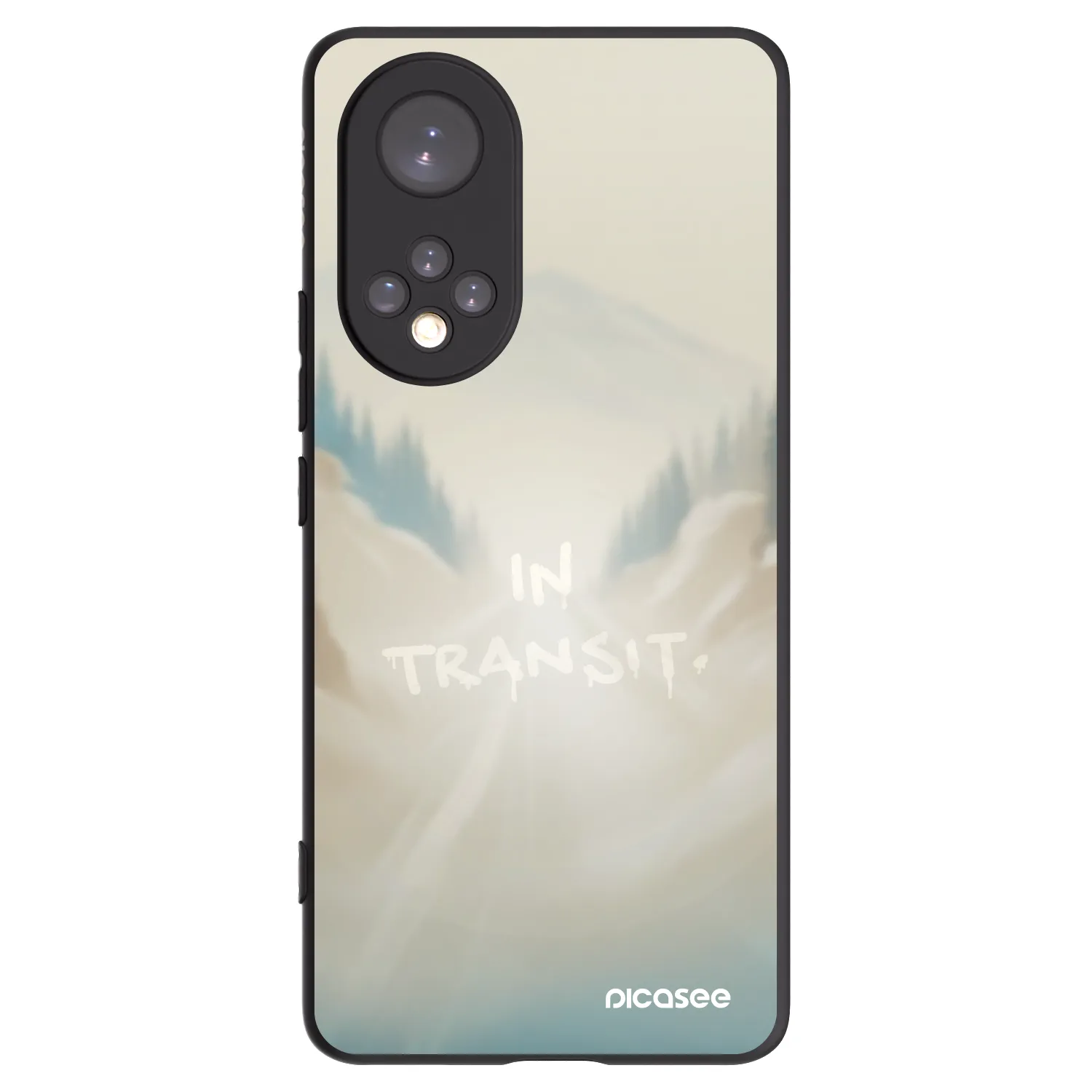Picasee silikonový černý obal pro Honor 50 5G - IN TRANSIT