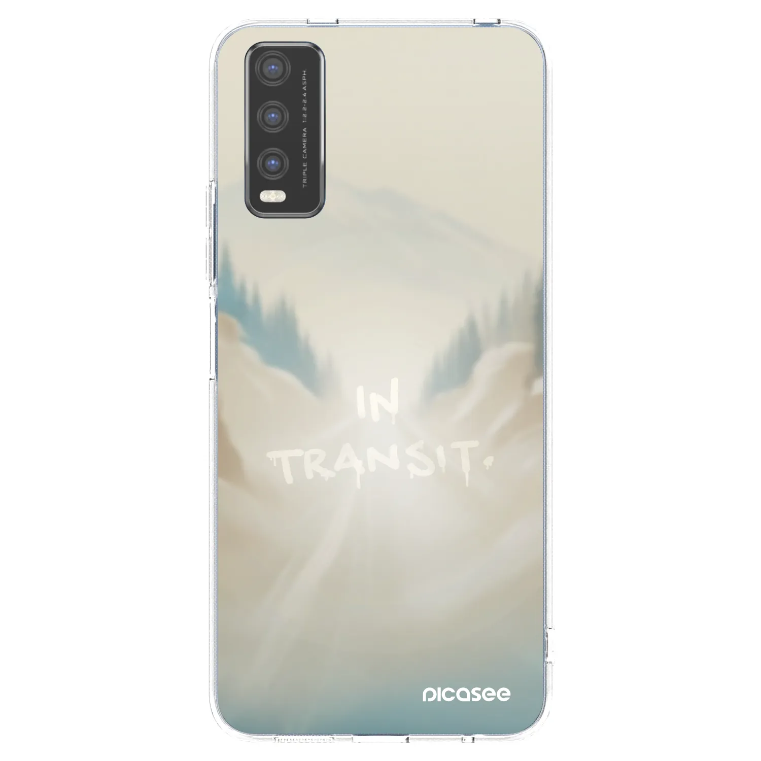 Picasee silikonový průhledný obal pro Vivo Y20s - IN TRANSIT