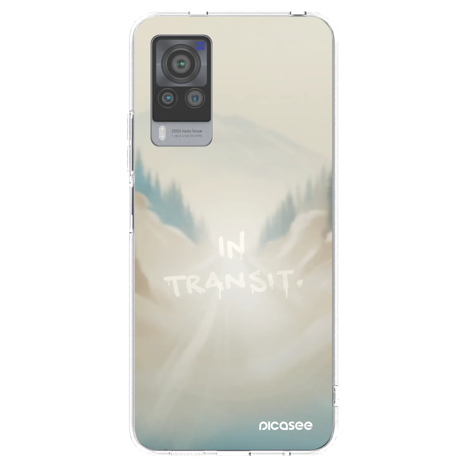 Picasee silikonový průhledný obal pro Vivo X60 Pro 5G - IN TRANSIT