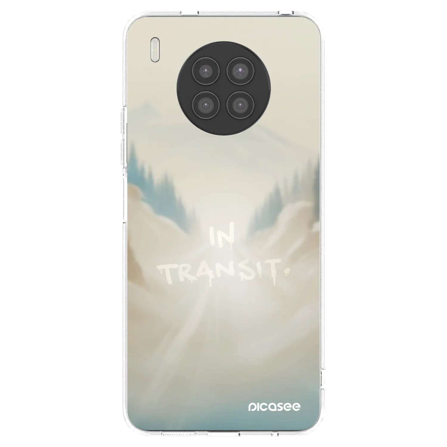 Picasee silikonový průhledný obal pro Huawei Nova 8i - IN TRANSIT