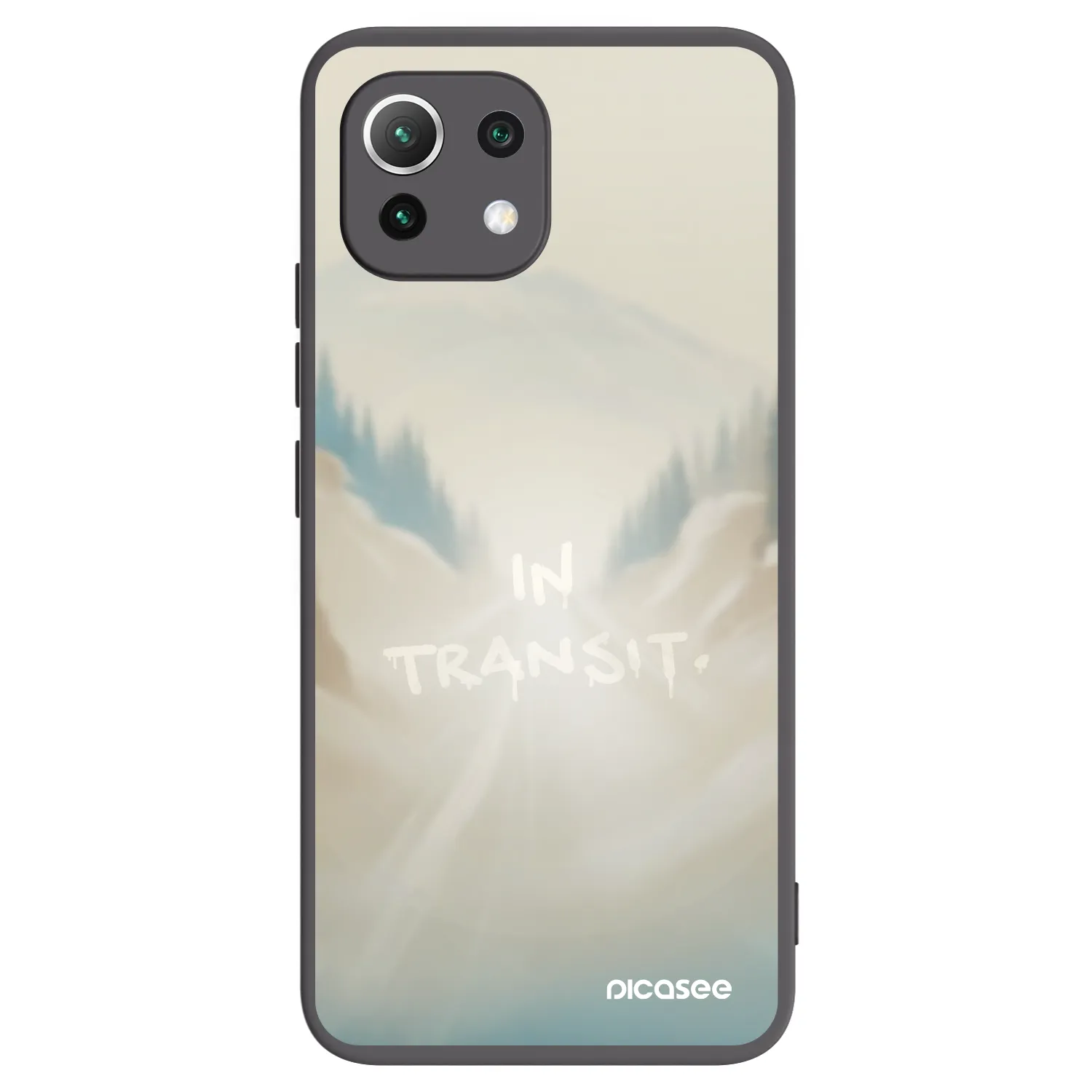 Picasee silikonový černý obal pro Xiaomi 11 Lite 5G NE - IN TRANSIT