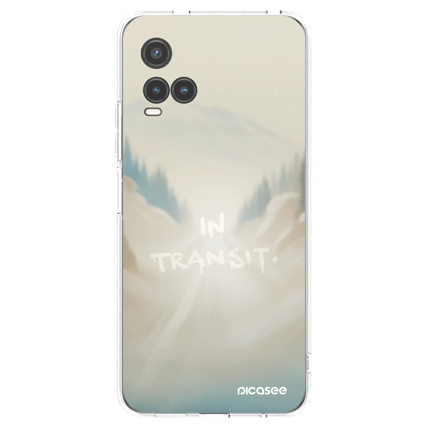 Picasee silikonový průhledný obal pro Vivo Y33s - IN TRANSIT