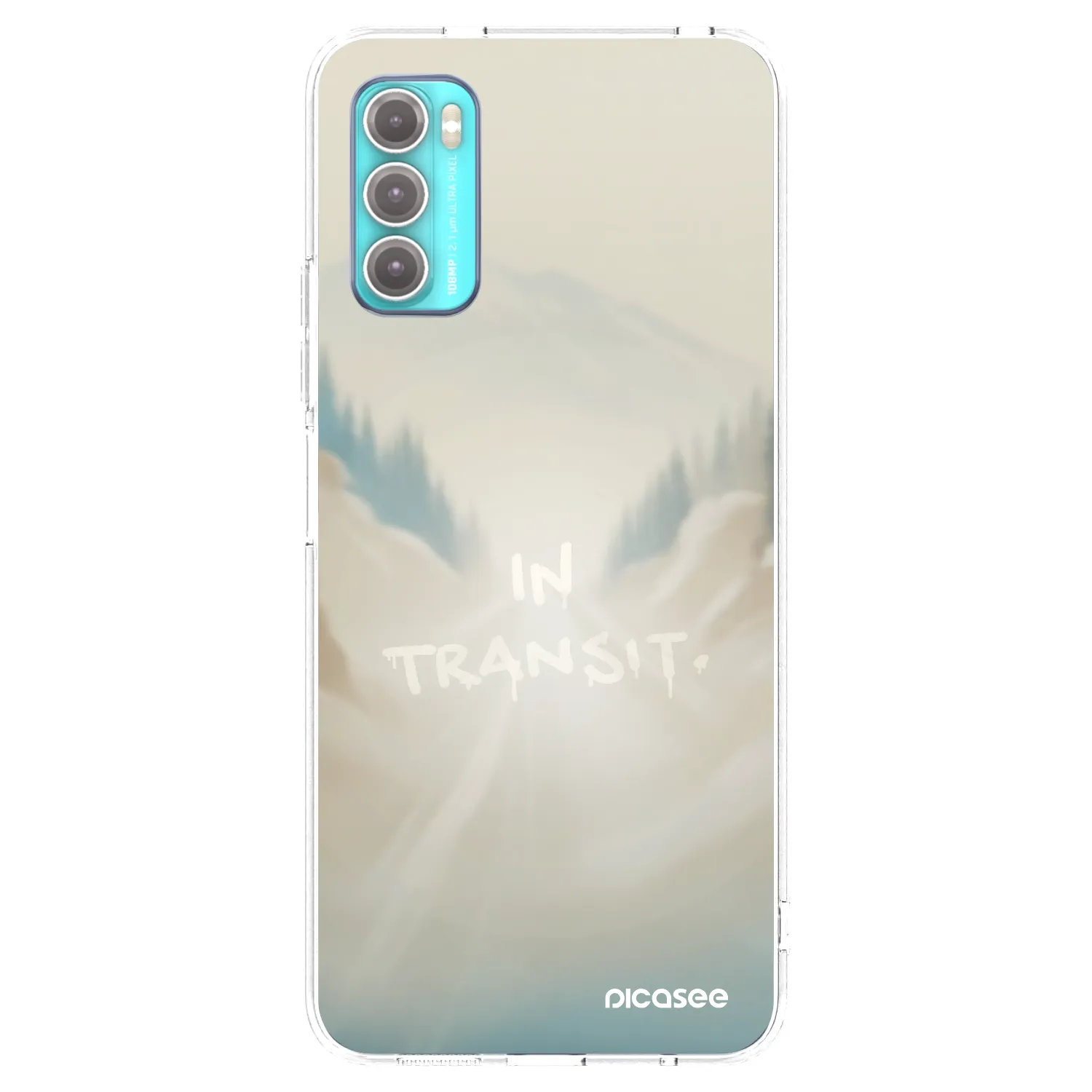 Picasee silikonový průhledný obal pro Motorola Moto G60 - IN TRANSIT