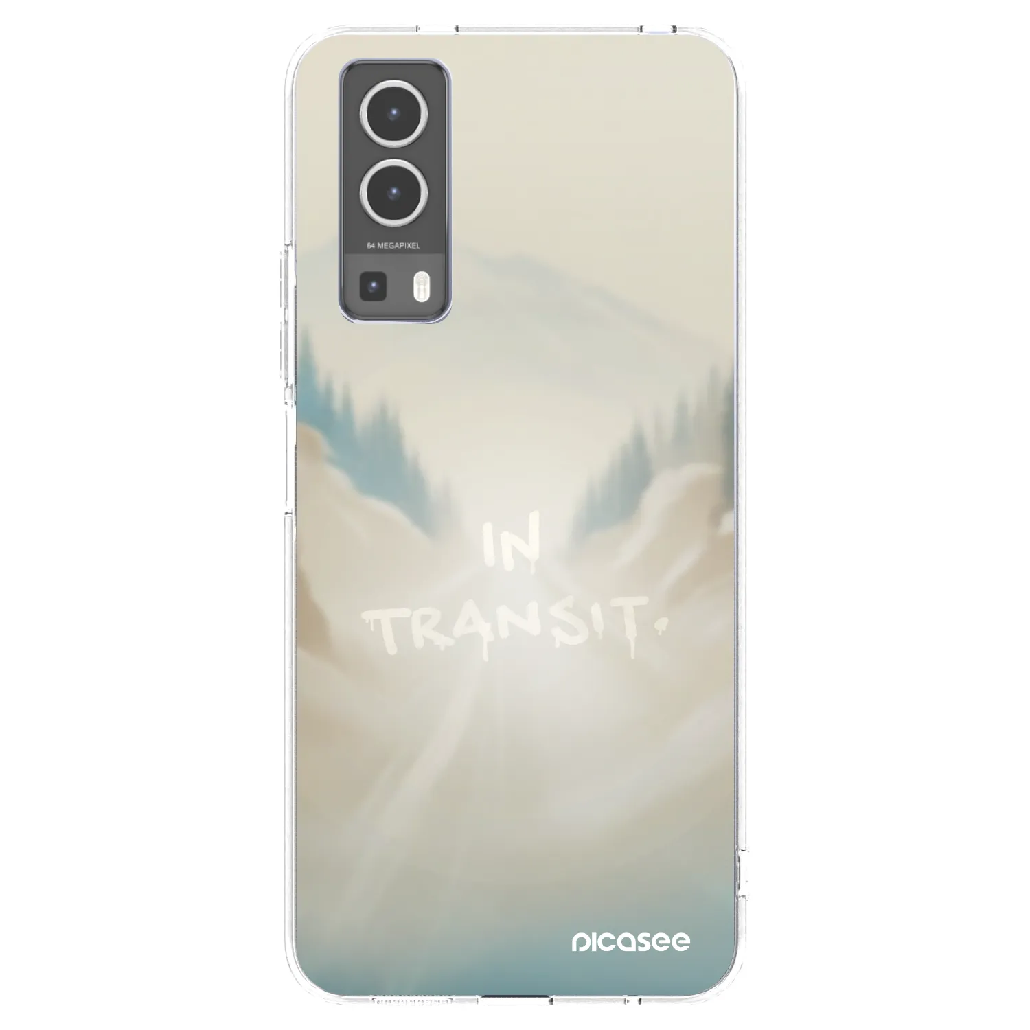 Picasee silikonový průhledný obal pro Vivo Y72 5G - IN TRANSIT
