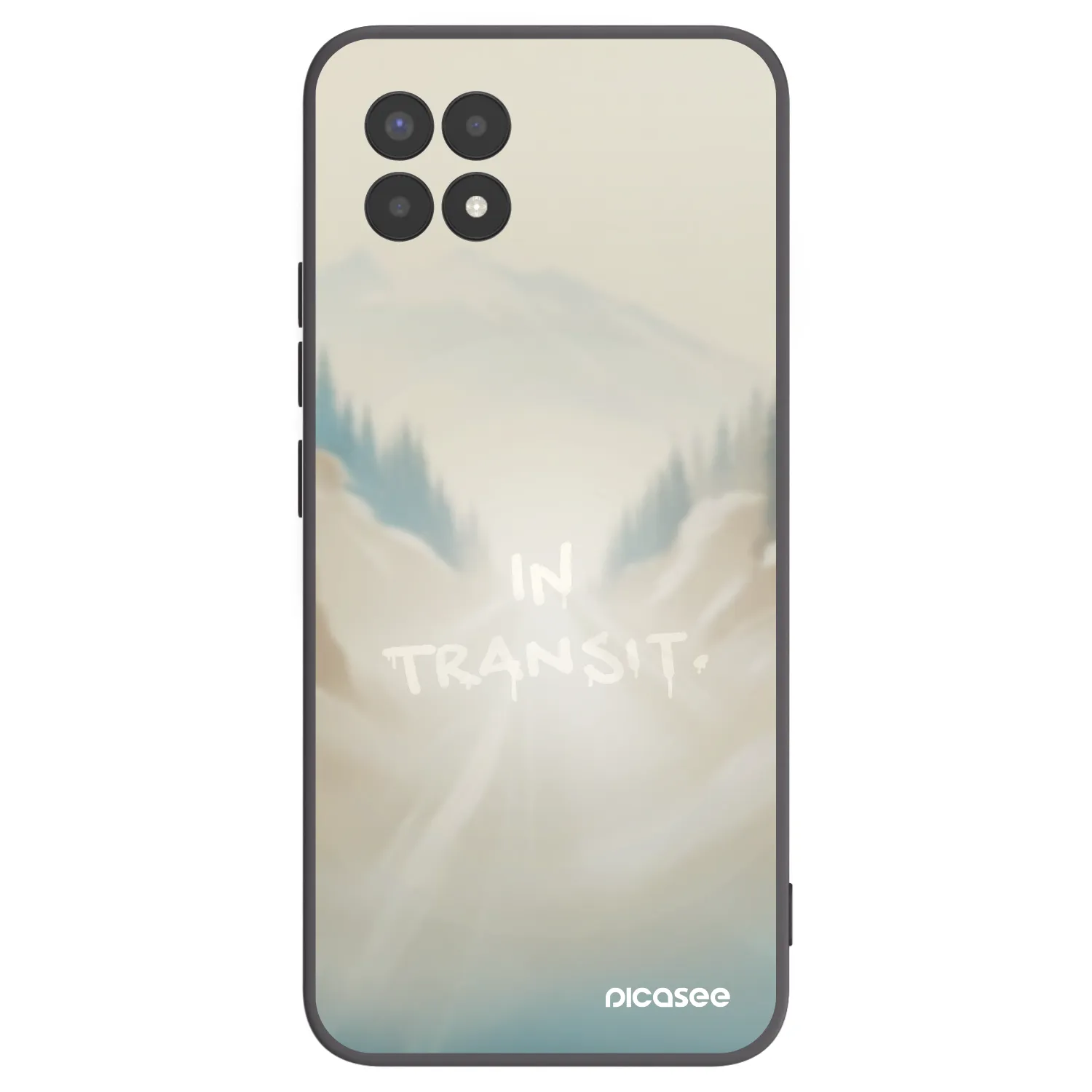 Picasee silikonový černý obal pro Realme 8i - IN TRANSIT