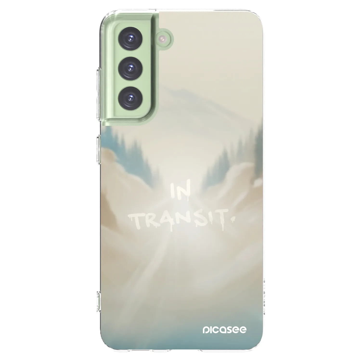 Picasee silikonový průhledný obal pro Samsung Galaxy S21 FE 5G - IN TRANSIT