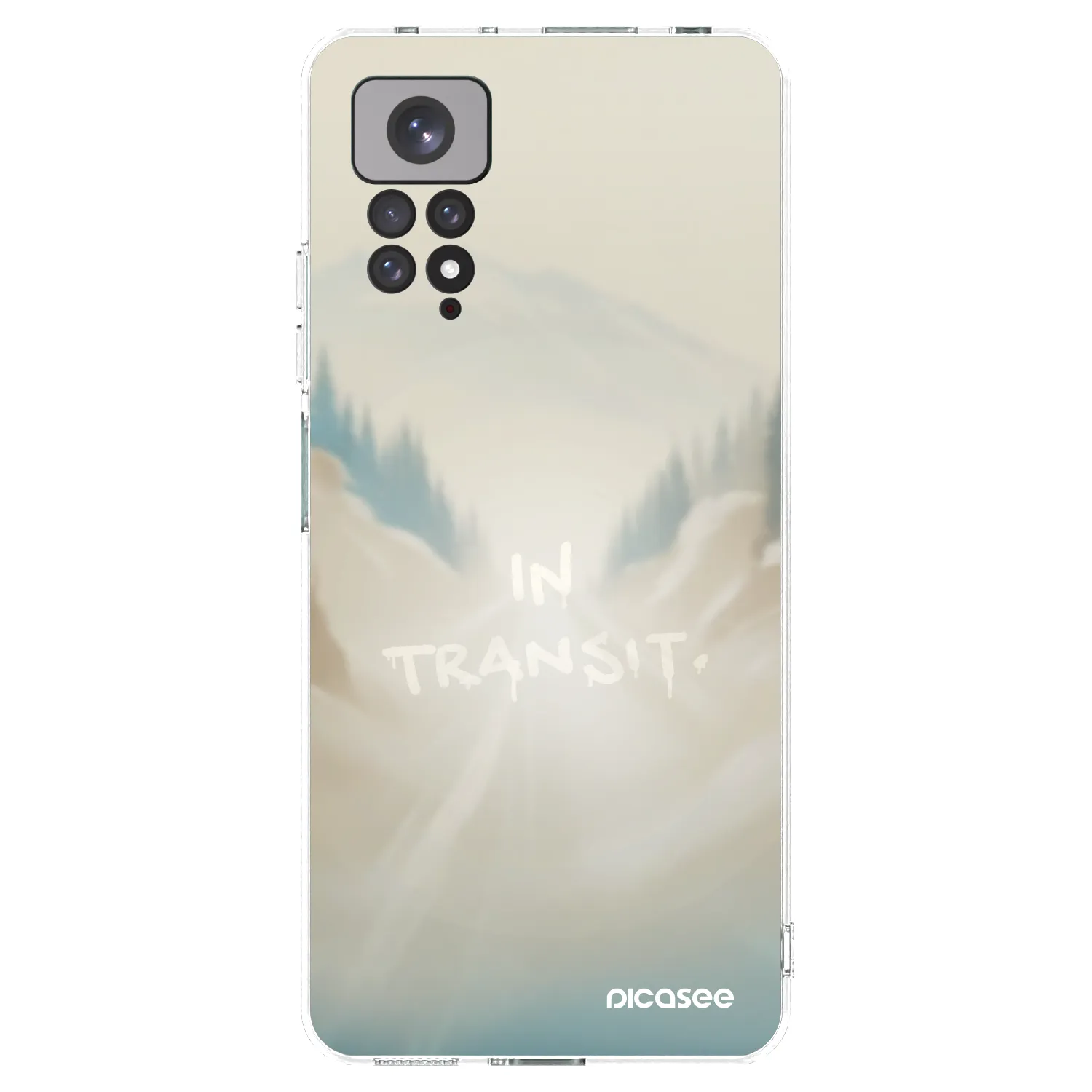 Picasee silikonový průhledný obal pro Xiaomi Redmi Note 11 - IN TRANSIT