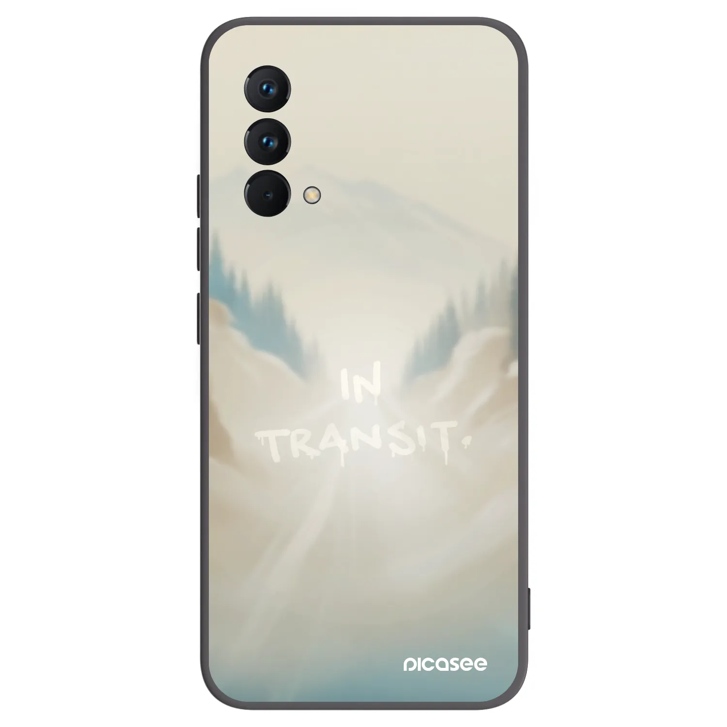 Picasee silikonový černý obal pro Realme GT Master Edition 5G - IN TRANSIT
