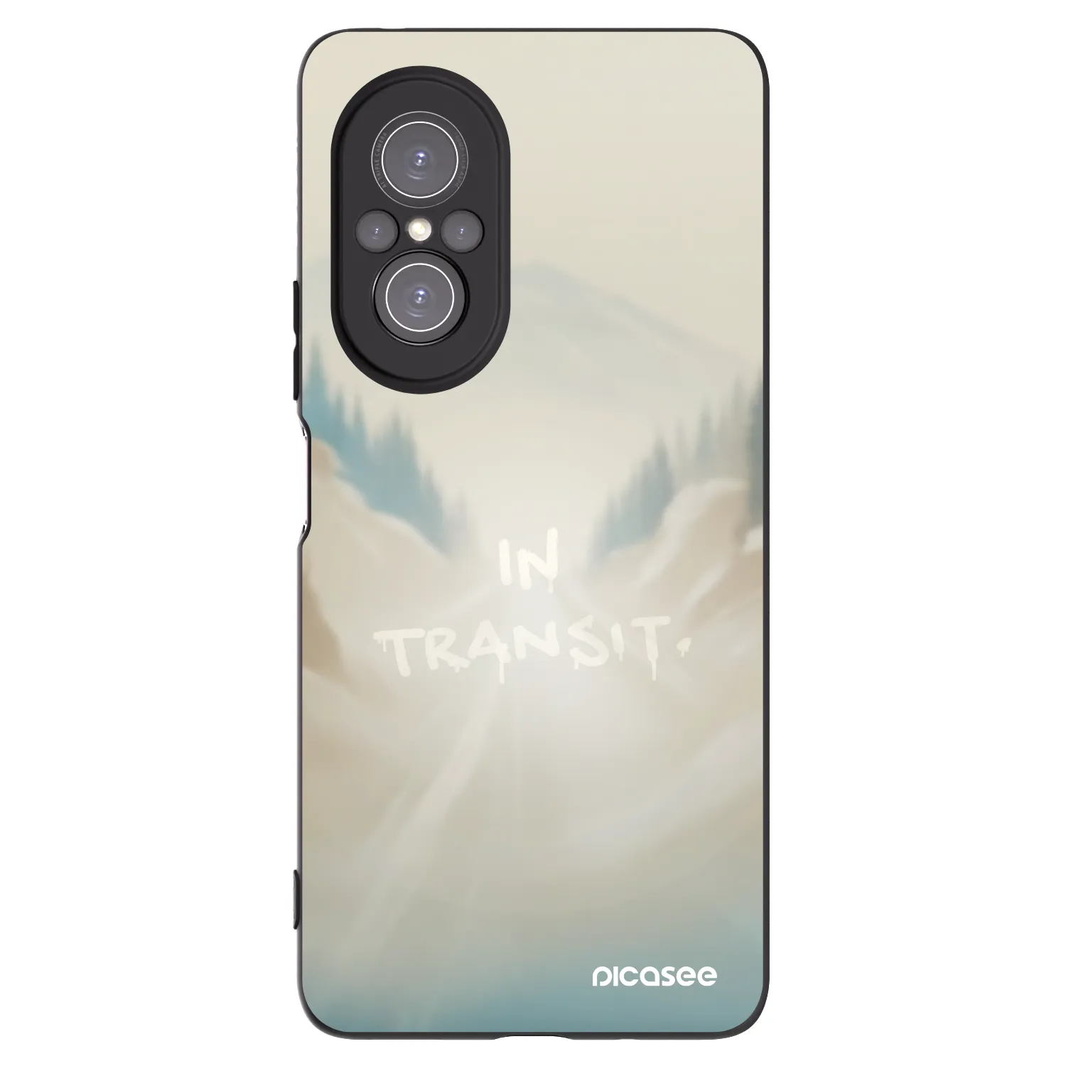Picasee silikonový černý obal pro Huawei Nova 9 SE - IN TRANSIT