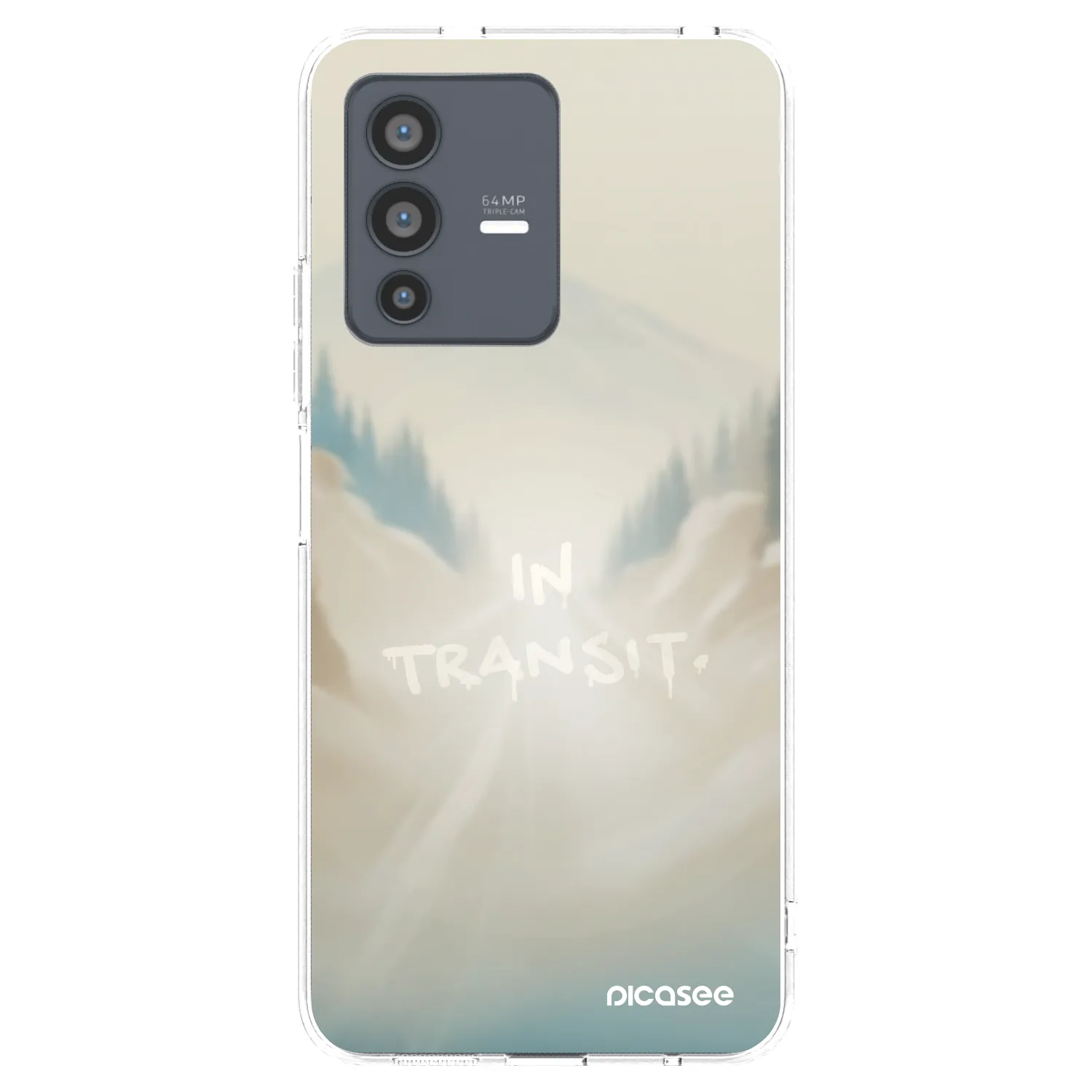 Picasee silikonový průhledný obal pro Vivo V23 5G - IN TRANSIT