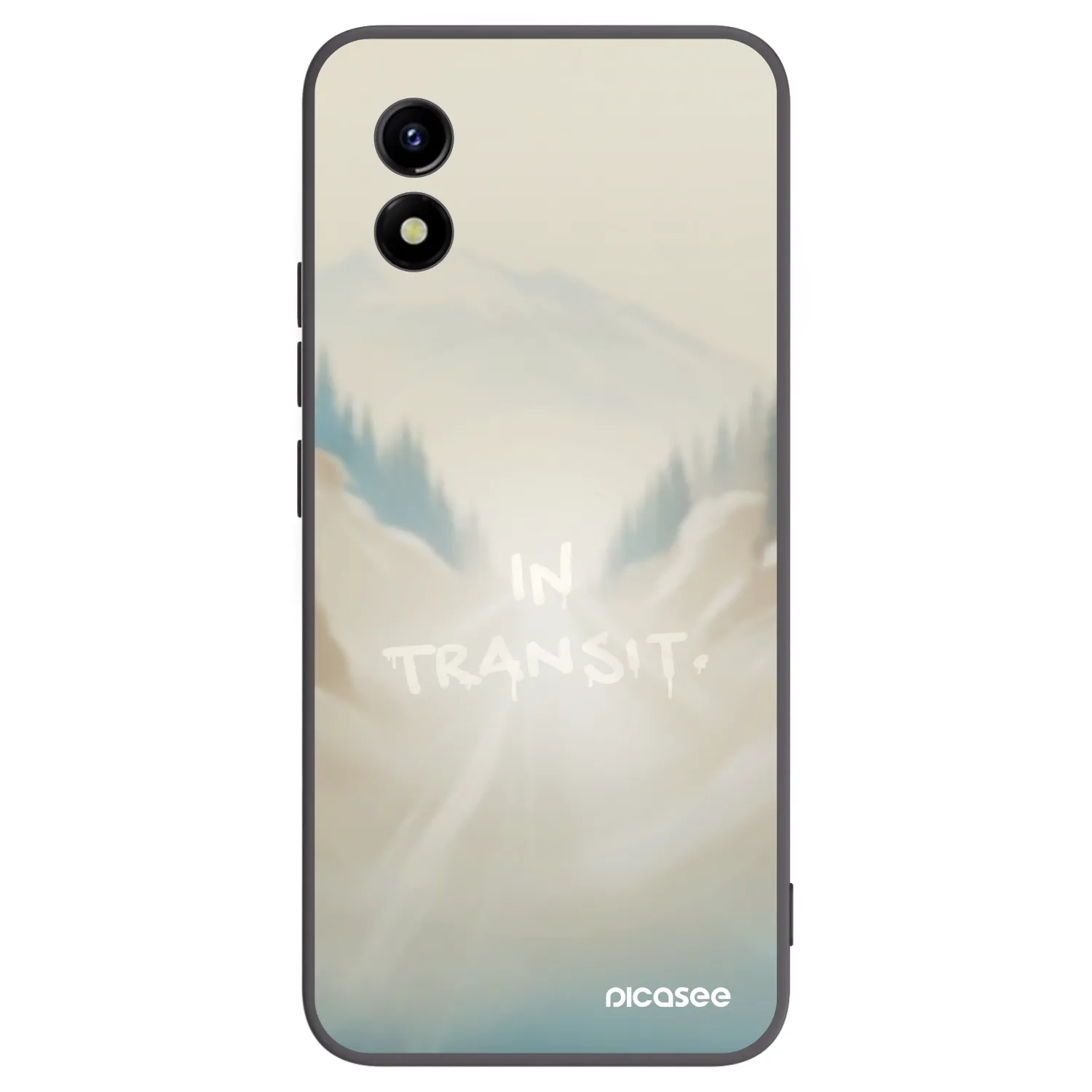 Picasee silikonový černý obal pro Vivo Y01 - IN TRANSIT