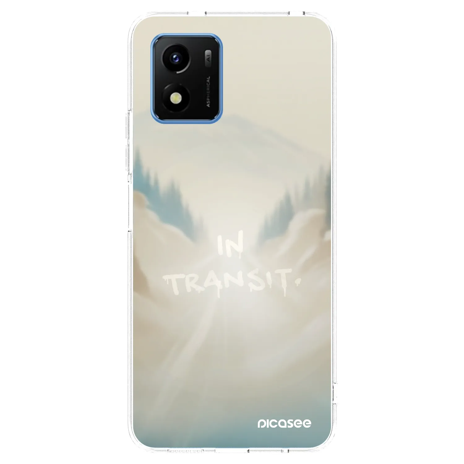 Picasee silikonový průhledný obal pro Vivo Y01 - IN TRANSIT