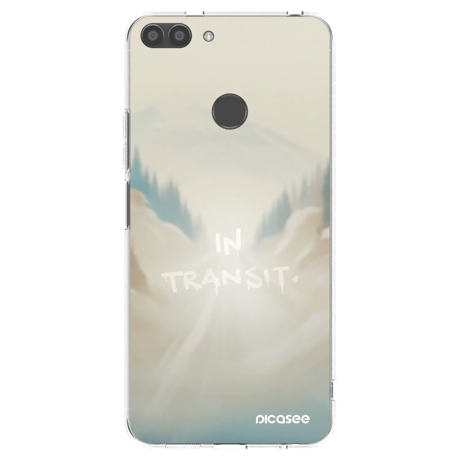 Picasee silikonový průhledný obal pro Huawei P Smart - IN TRANSIT