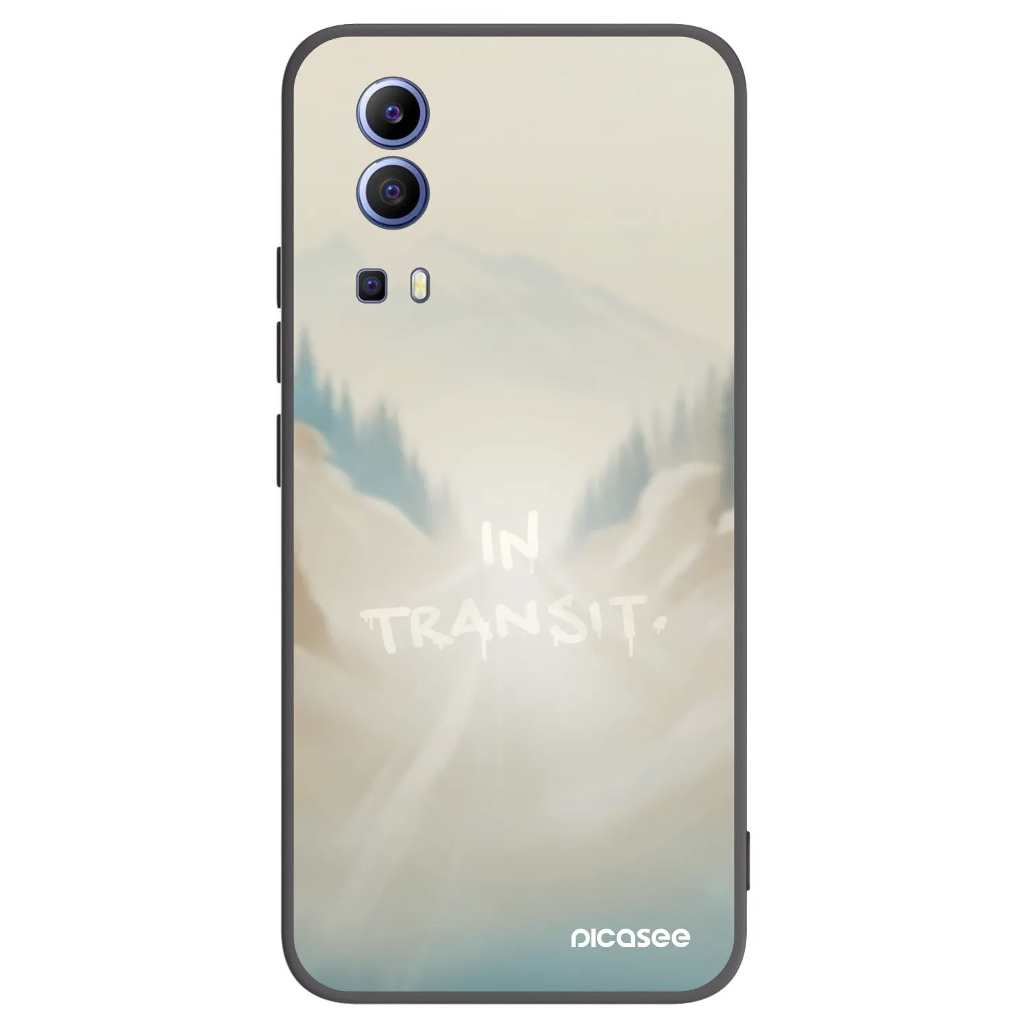 Picasee silikonový černý obal pro Vivo Y52 5G - IN TRANSIT