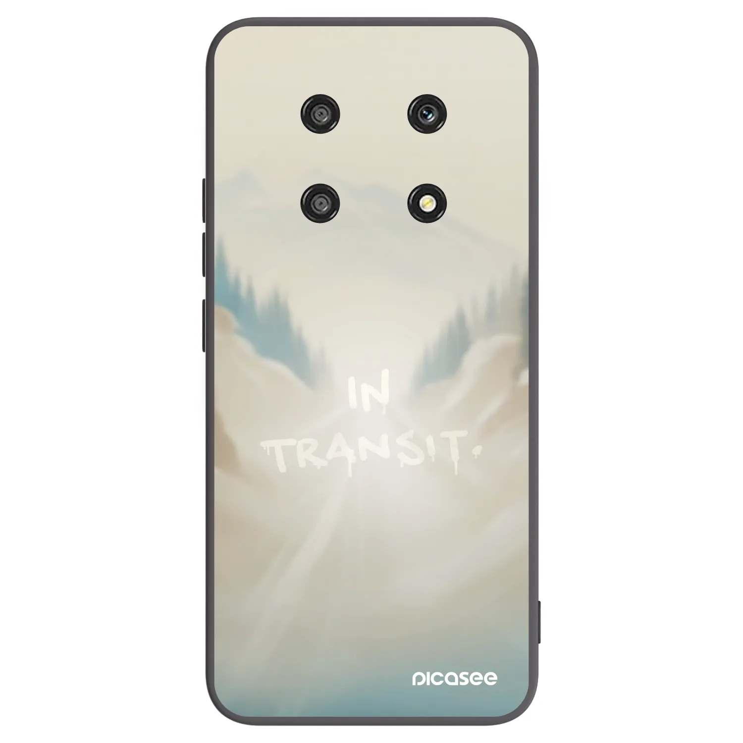 Picasee silikonový černý obal pro Honor Magic4 Lite 5G - IN TRANSIT