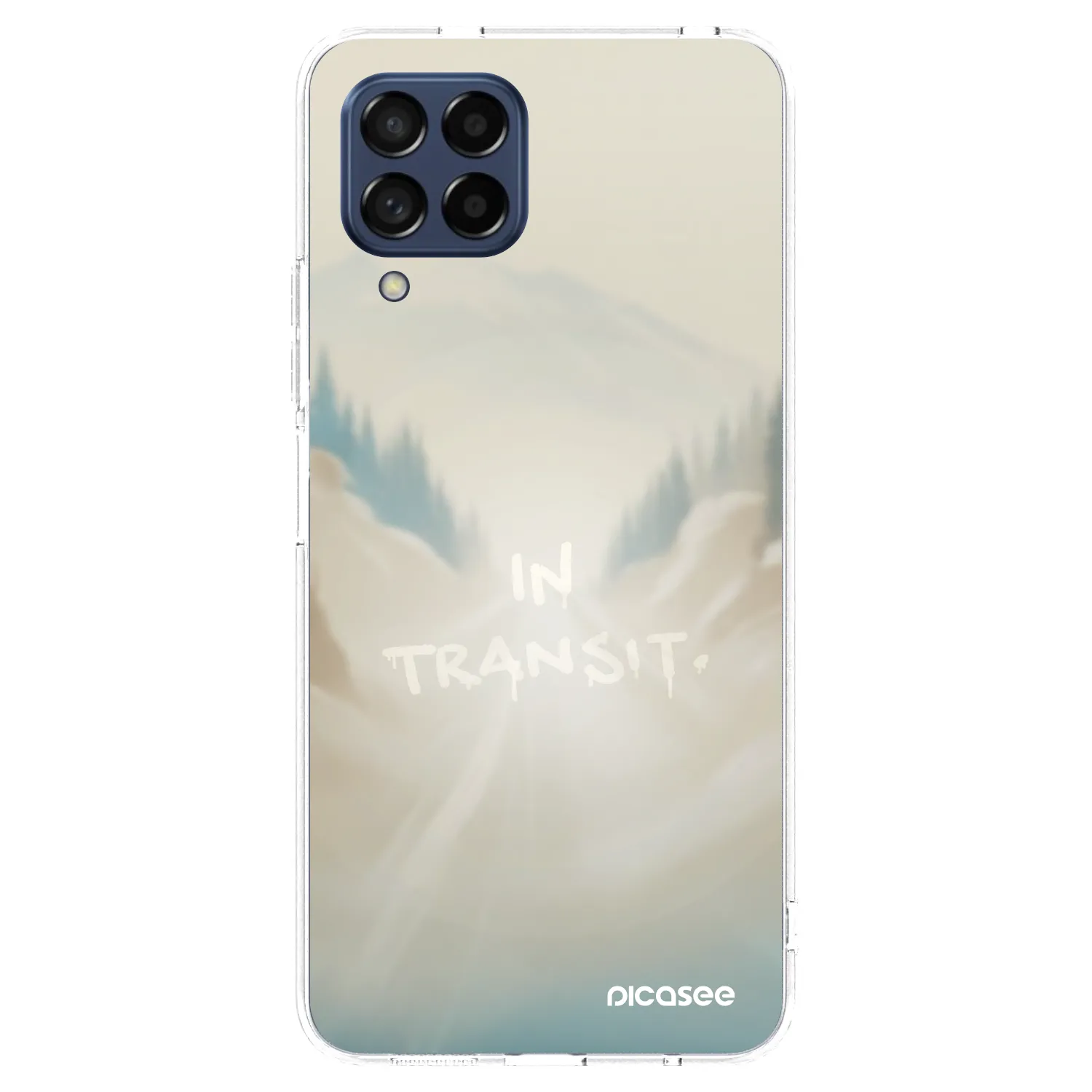 Picasee silikonový průhledný obal pro Samsung Galaxy M53 5G - IN TRANSIT