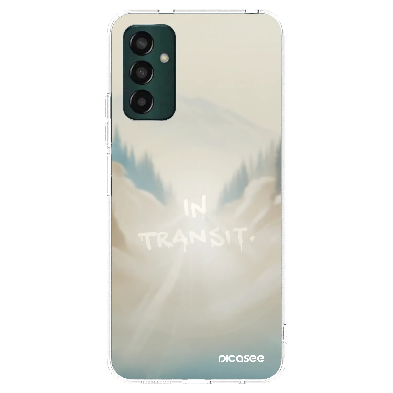 Picasee silikonový průhledný obal pro Samsung Galaxy M13 M135F - IN TRANSIT